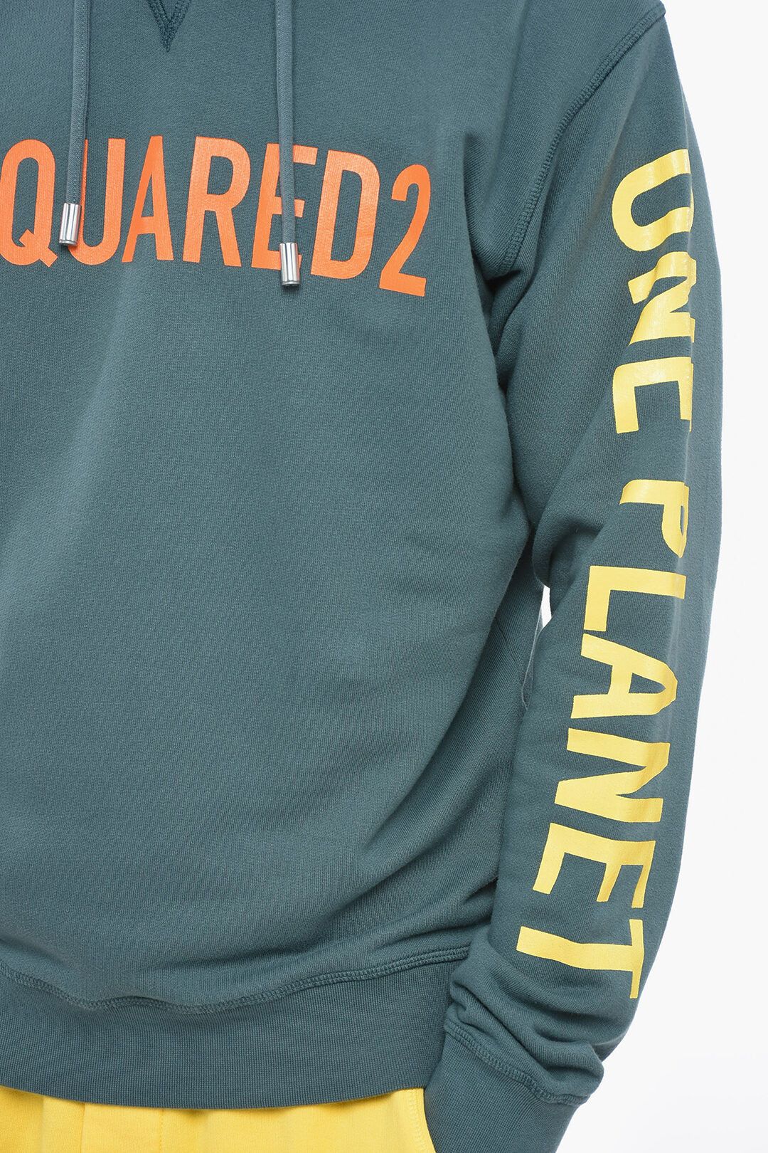 Dsquared2 og1mm0424 One Life One Planet Olop Hoodie in Dark Green Size US XS / EU 42 / 0 - 3 Thumbnail