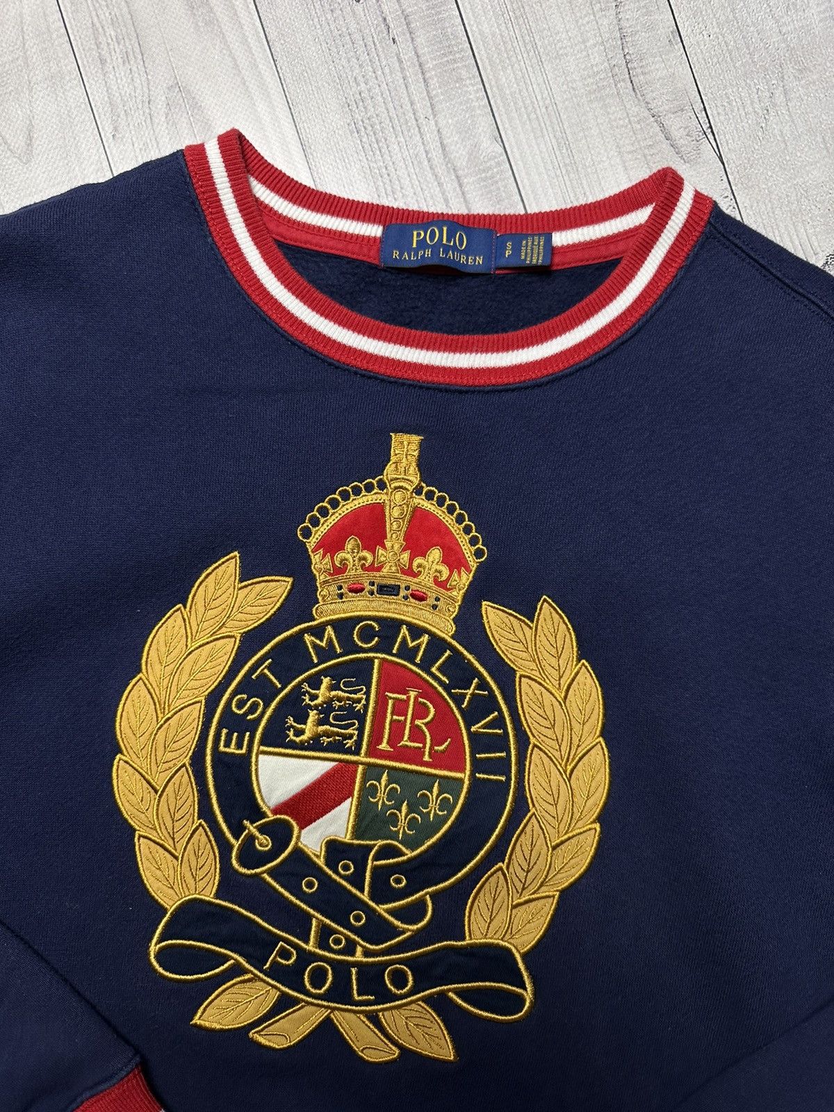 Polo Ralph Lauren Vintage polo Ralph Lauren big logo size S rare Size S / US 4 / IT 40 - 3 Thumbnail