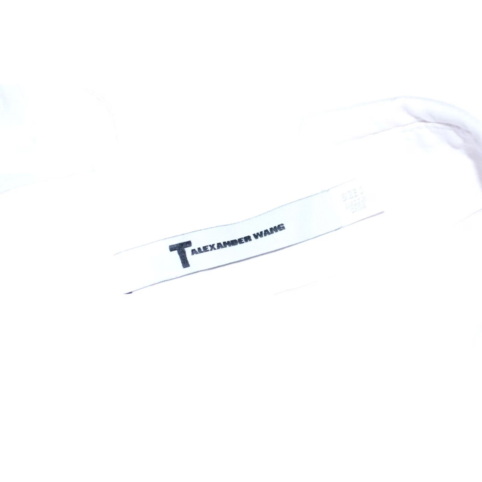 T by Alexander Wang VINTAGE T BY ALEXANDER WANG Womens White Short Sleeve Shirt Open Back XS Shirt Womens XS White Open Back 0 / XS / S Menus Size XS / US 0-2 / IT 36-38 - 7 Thumbnail