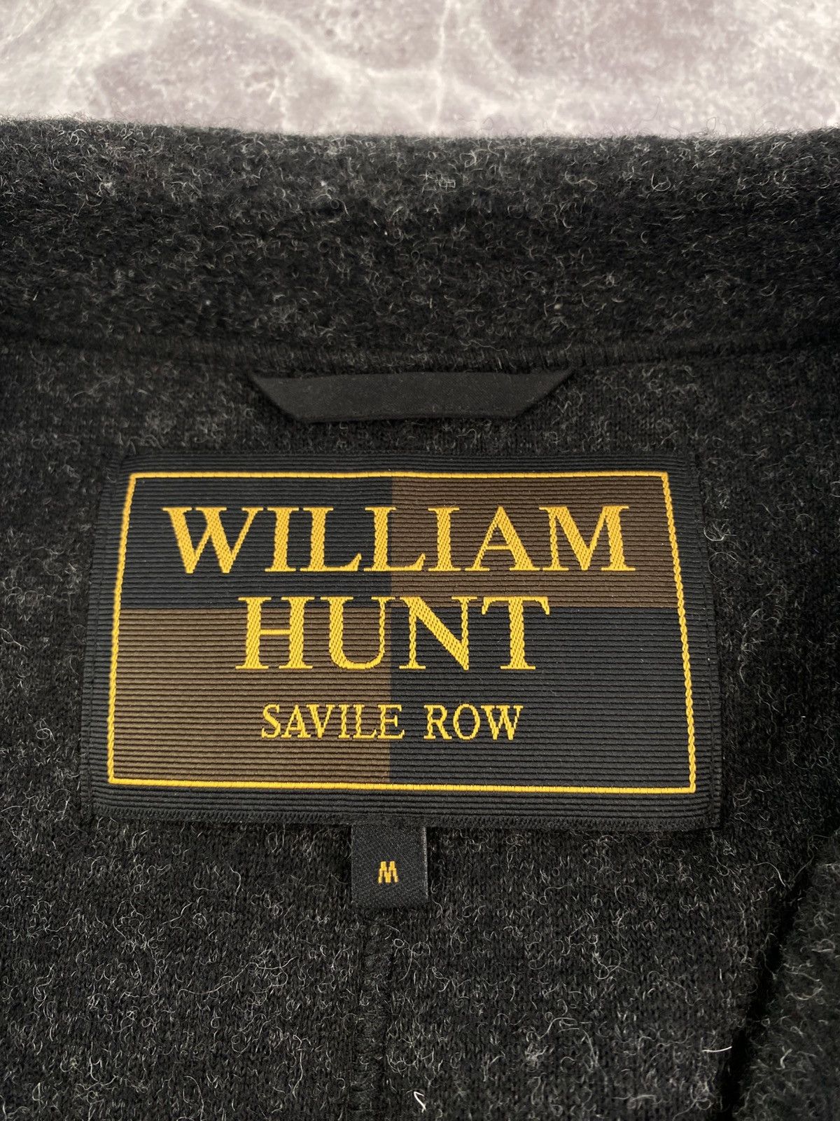 William Hunt William Hunt Wool Blend Front Pocket Unlined Blazer Size: M Size 48R - 2 Thumbnail