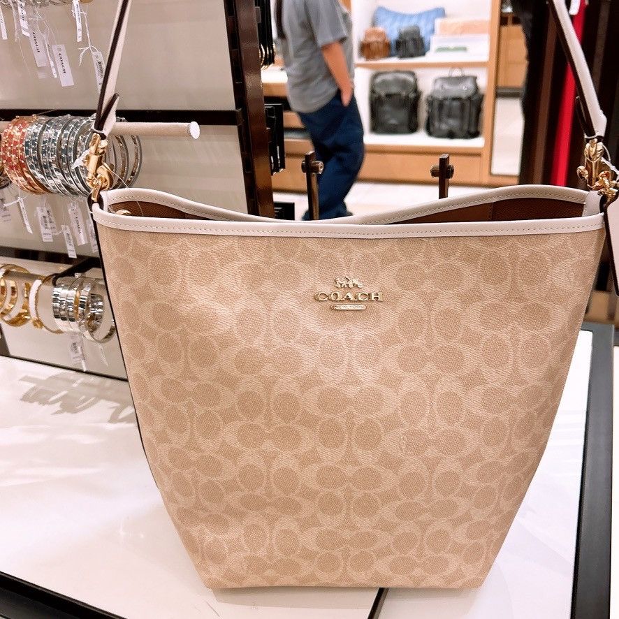 Coach City Large Bucket Bag In Signature Canvas CT802 Size ONE SIZE - 2 Thumbnail