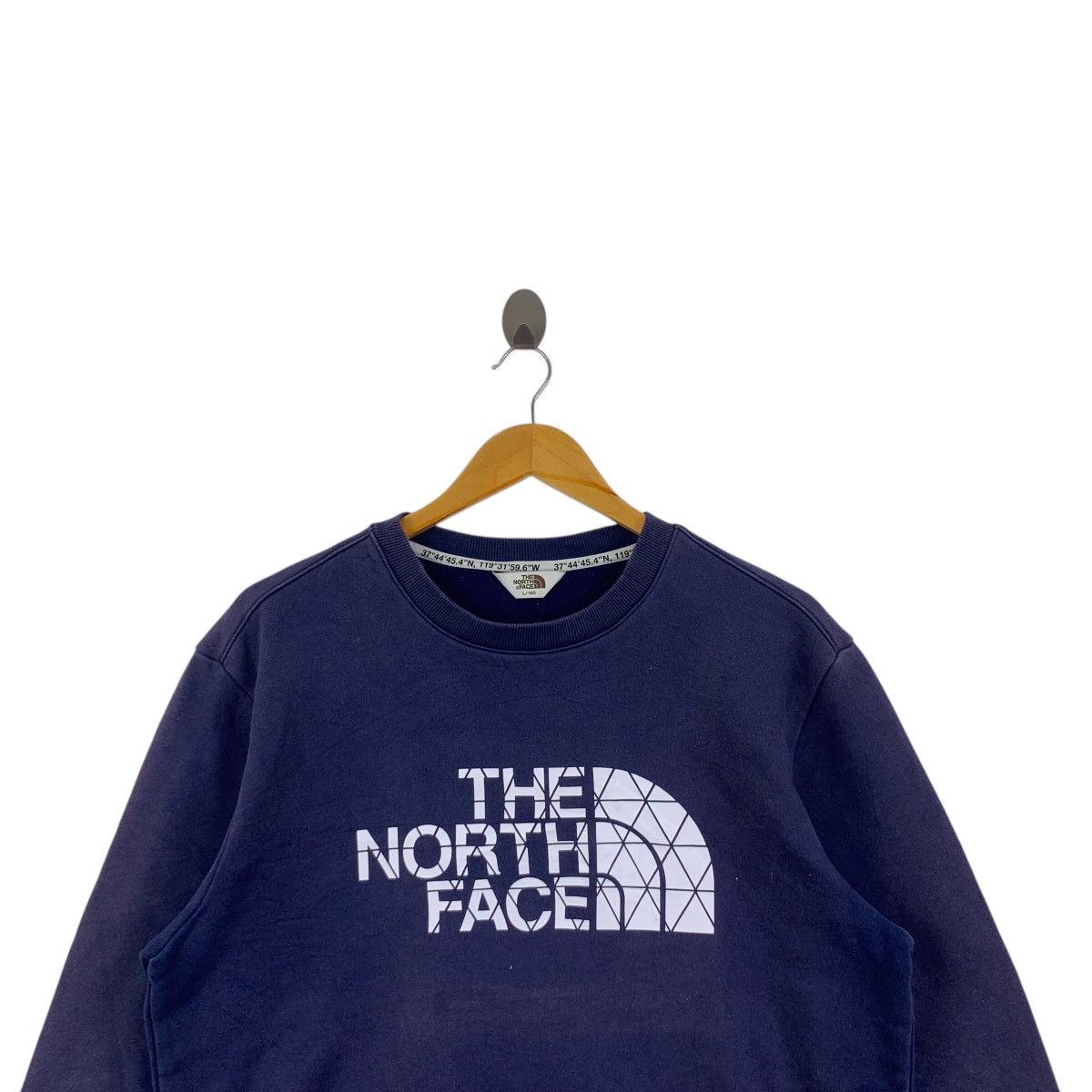 The North Face THE NORTH FACE Big Logo Print Navy Sweatshirt Size US L / EU 52-54 / 3 - 2 Thumbnail