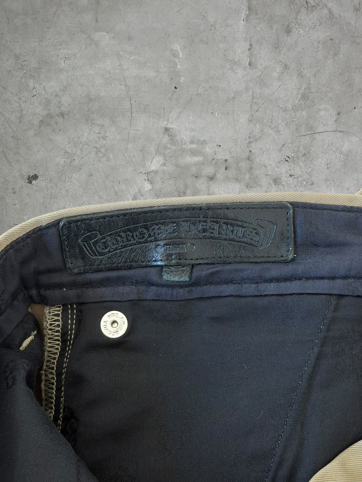 Chrome Hearts Chrome Hearts Khaki Chino Pants Size US 34 / EU 50 - 10 Thumbnail