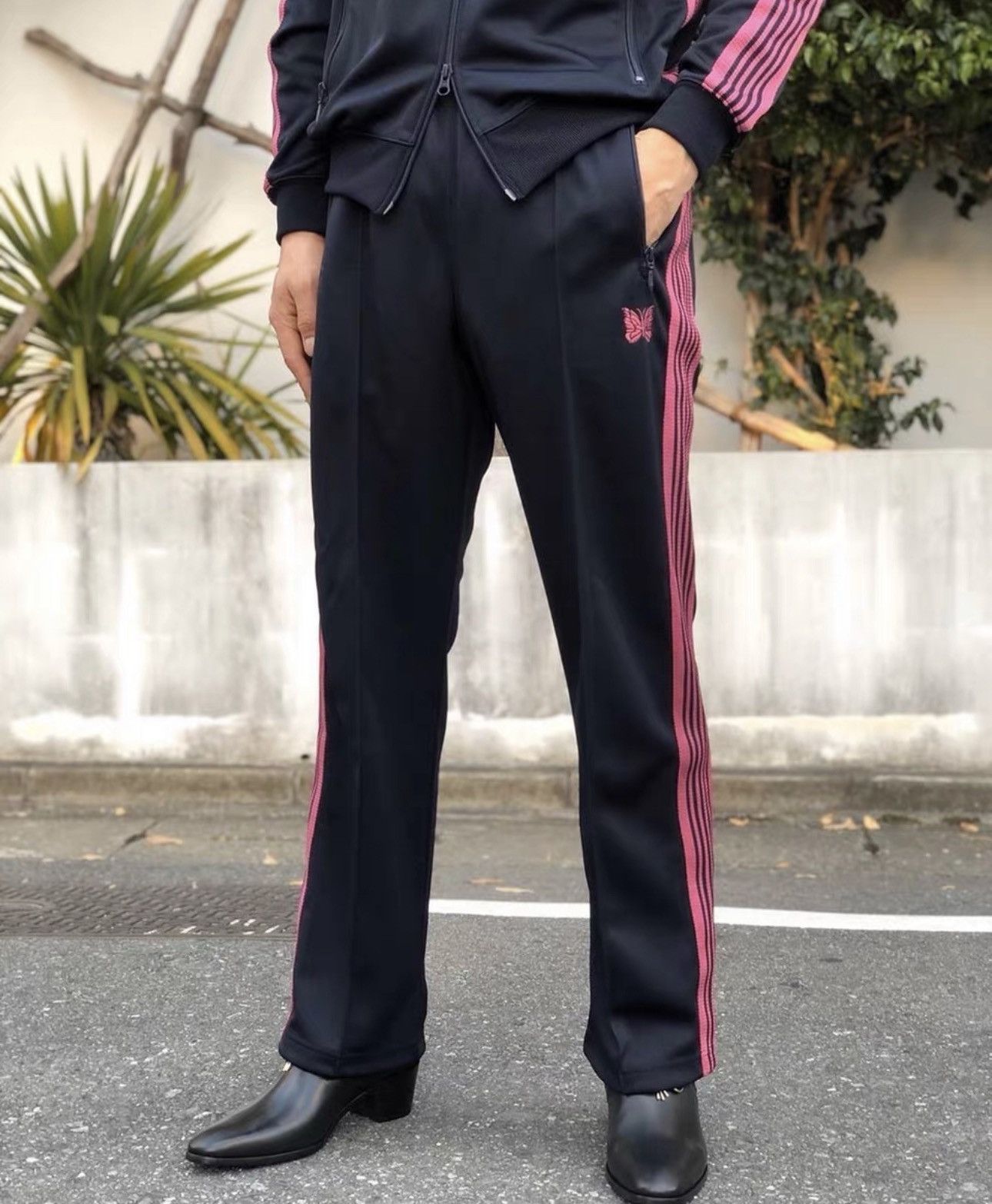 Japanese Brand × Needles Needles Track Pant Navy Small Size US 30 / EU 46 - 10 Thumbnail