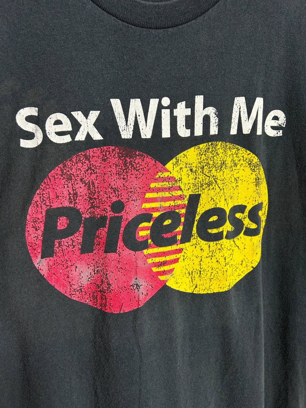 Other Y2K "Sex With Me" Mastercard Parody Tee Size US L / EU 52-54 / 3 - 3 Thumbnail