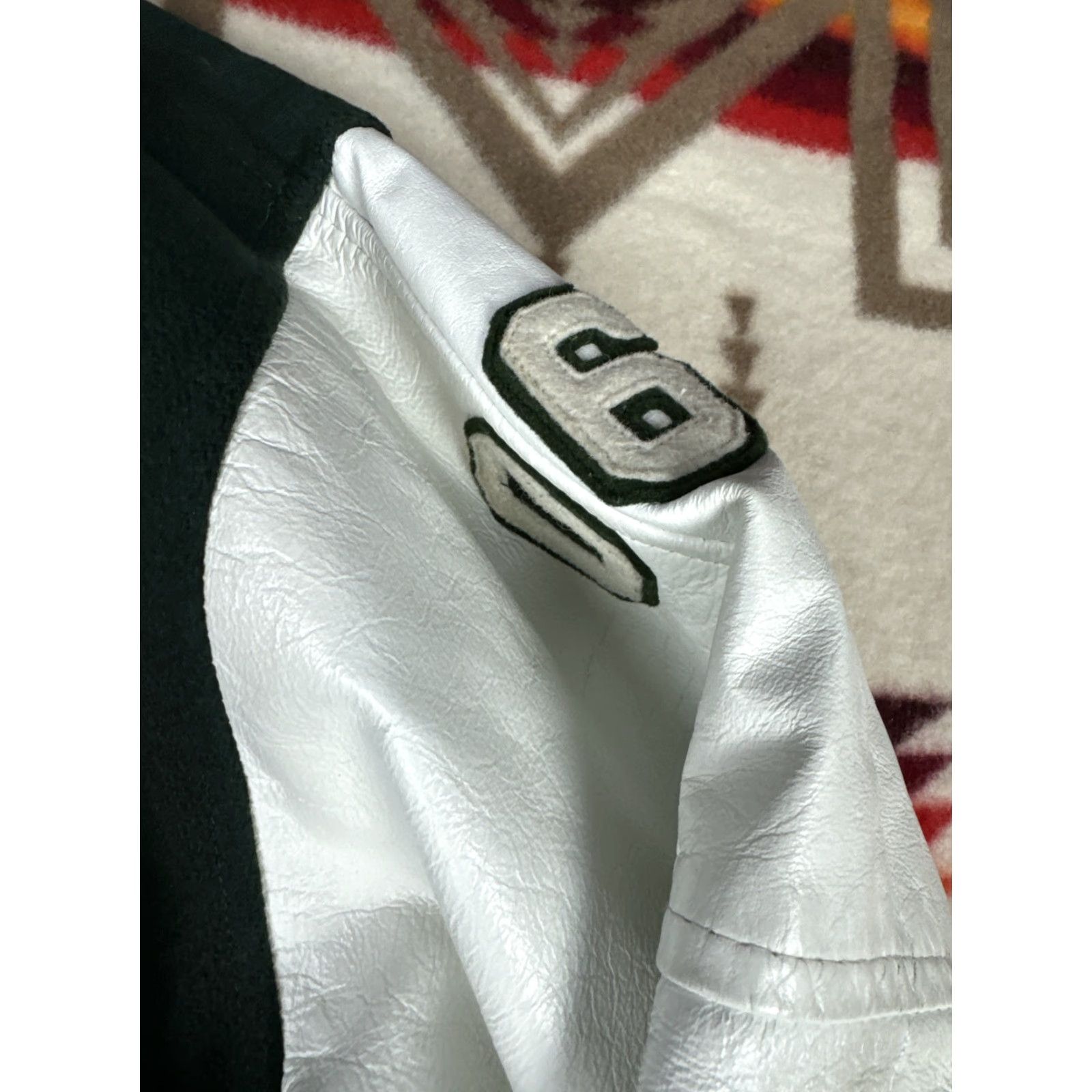 Vintage VINTAGE Fordham Livingston Lancers Varsity Jacket Coat Wool Green XL Men School 2006 Varsity XL Coat Size US XL / EU 56 / 4 - 4 Thumbnail