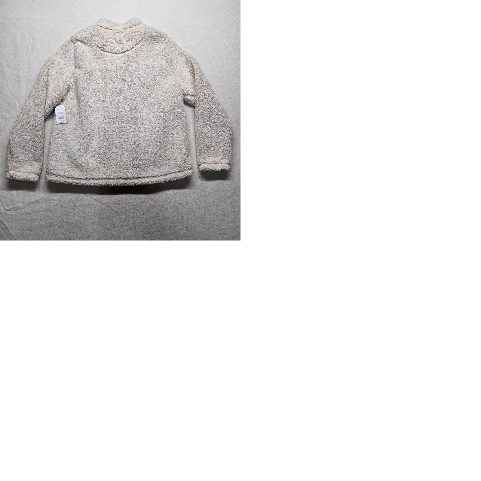 Vintage Time and Tru Sweater XL Womens Ivory 1/4 Zip Pullover Size XL / US 12-14 / IT 48-50 - 9 Thumbnail