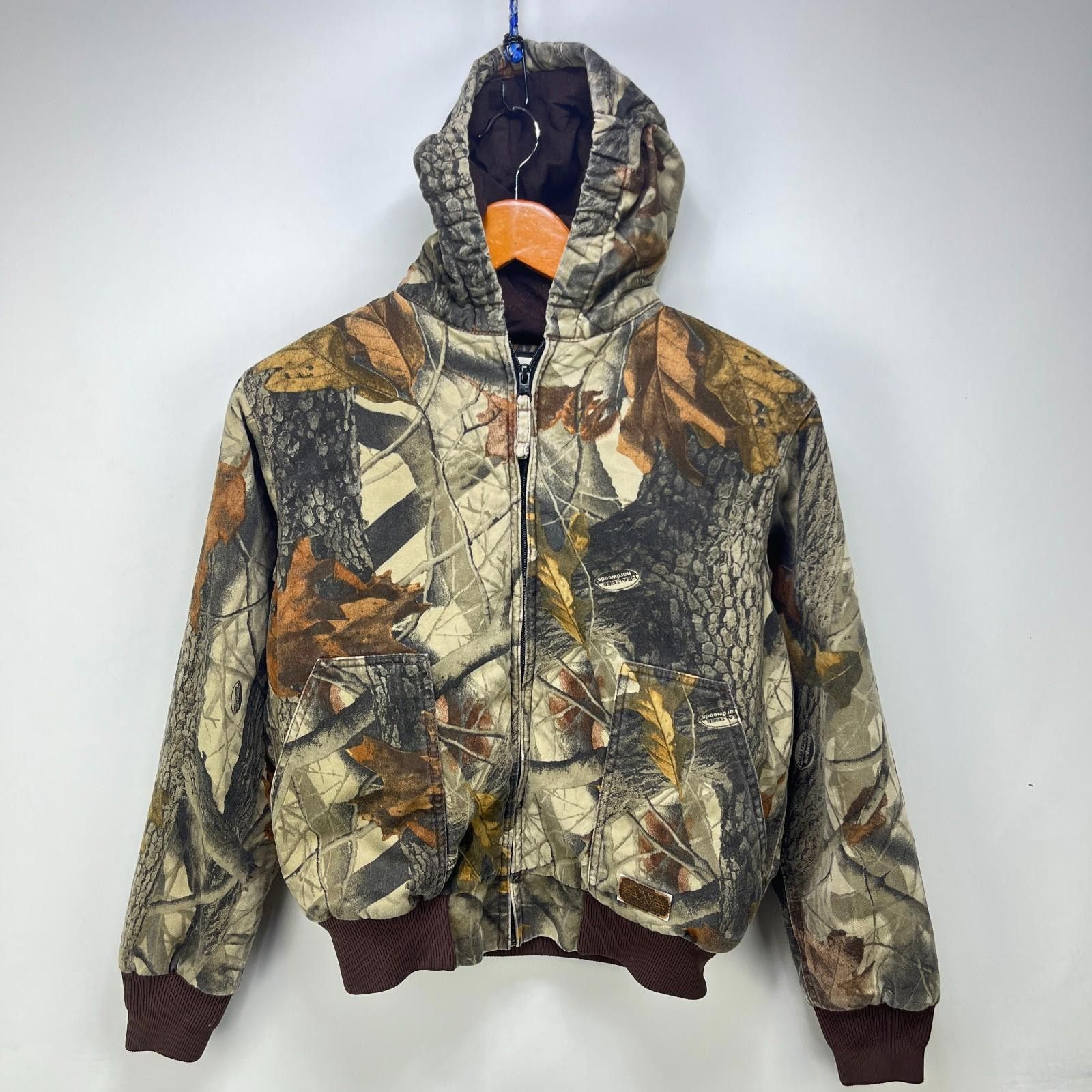 Realtree Vintage Realtree Camo Zip Up Hooded Jacket Size 18 Youth XL Size ONE SIZE - 1 Thumbnail