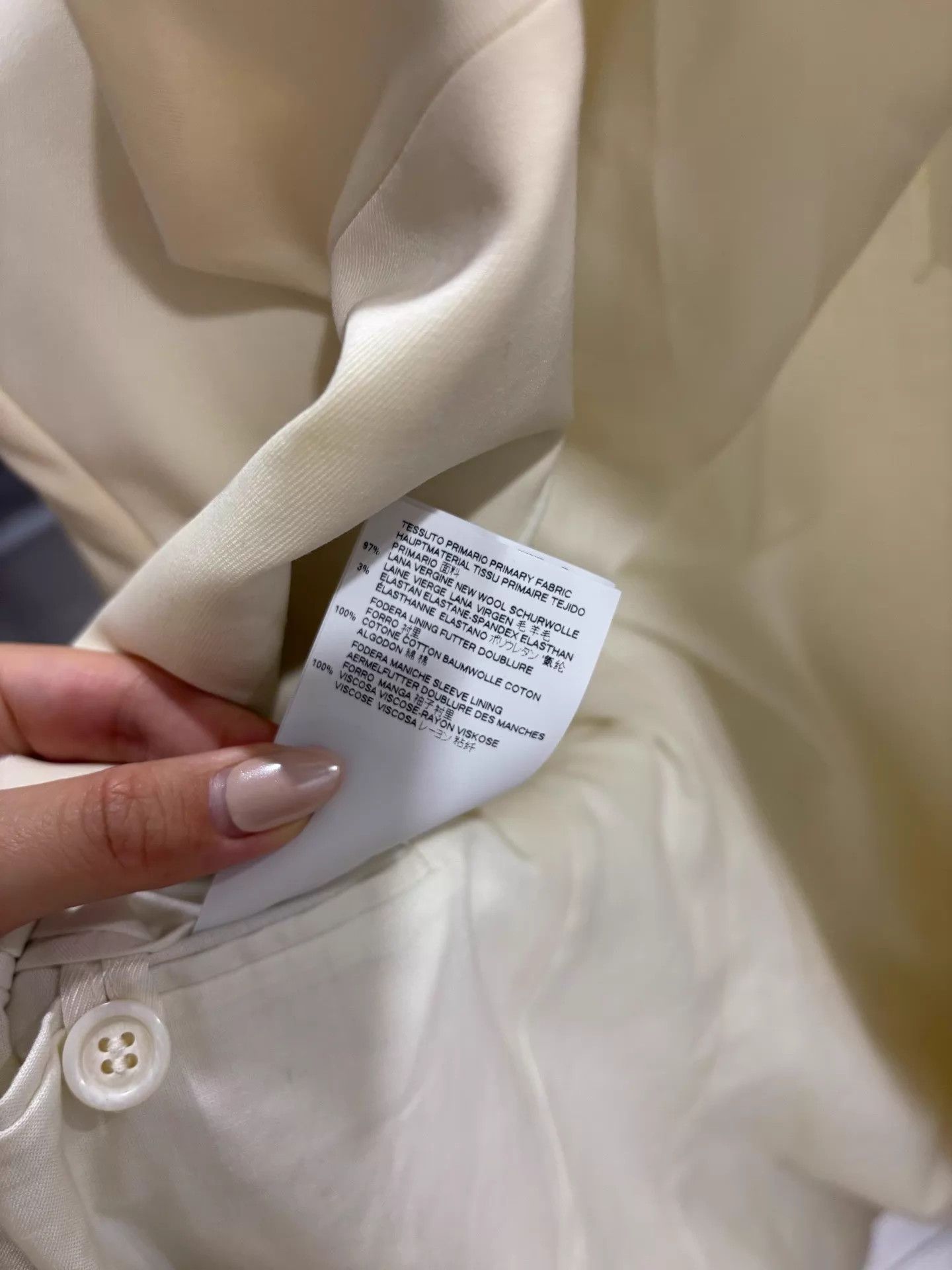 Maison Margiela Maison Margiela Distressed Ivory DB Blazer With Tags 40 Size S / US 4 / IT 40 - 3 Thumbnail