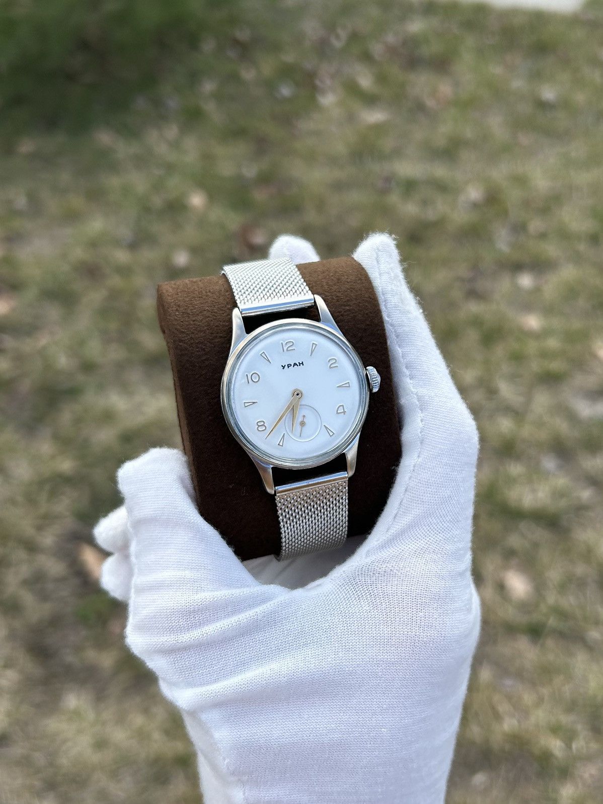 Vintage Vintage Watch Uran USSR Soviet Mechanical Retro 1970s Size ONE SIZE - 14 Thumbnail