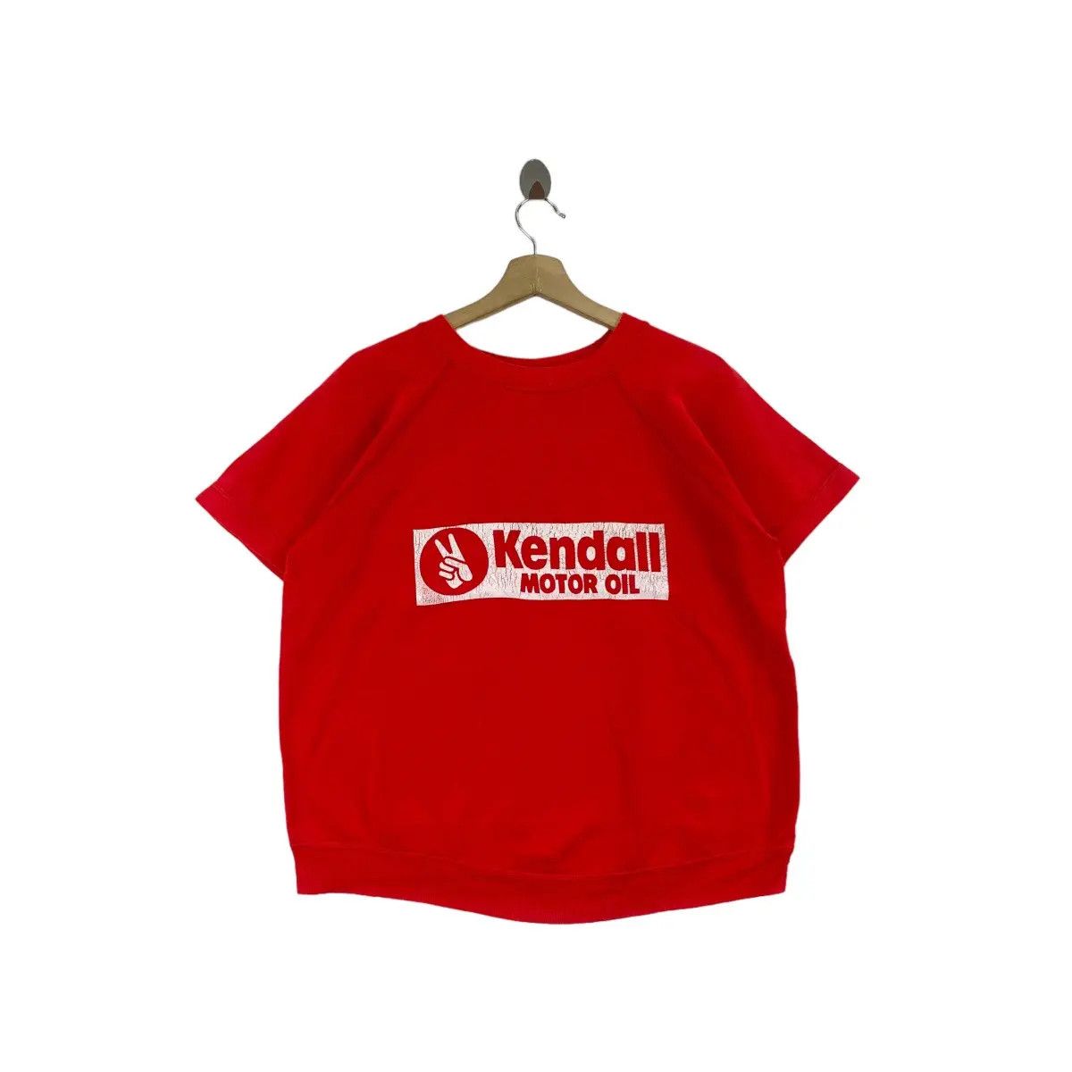 Vintage Vintage 80’ KENDALL MOTOR OIL Racing Team Nascar Sweatshirt Size US M / EU 48-50 / 2 - 1 Thumbnail