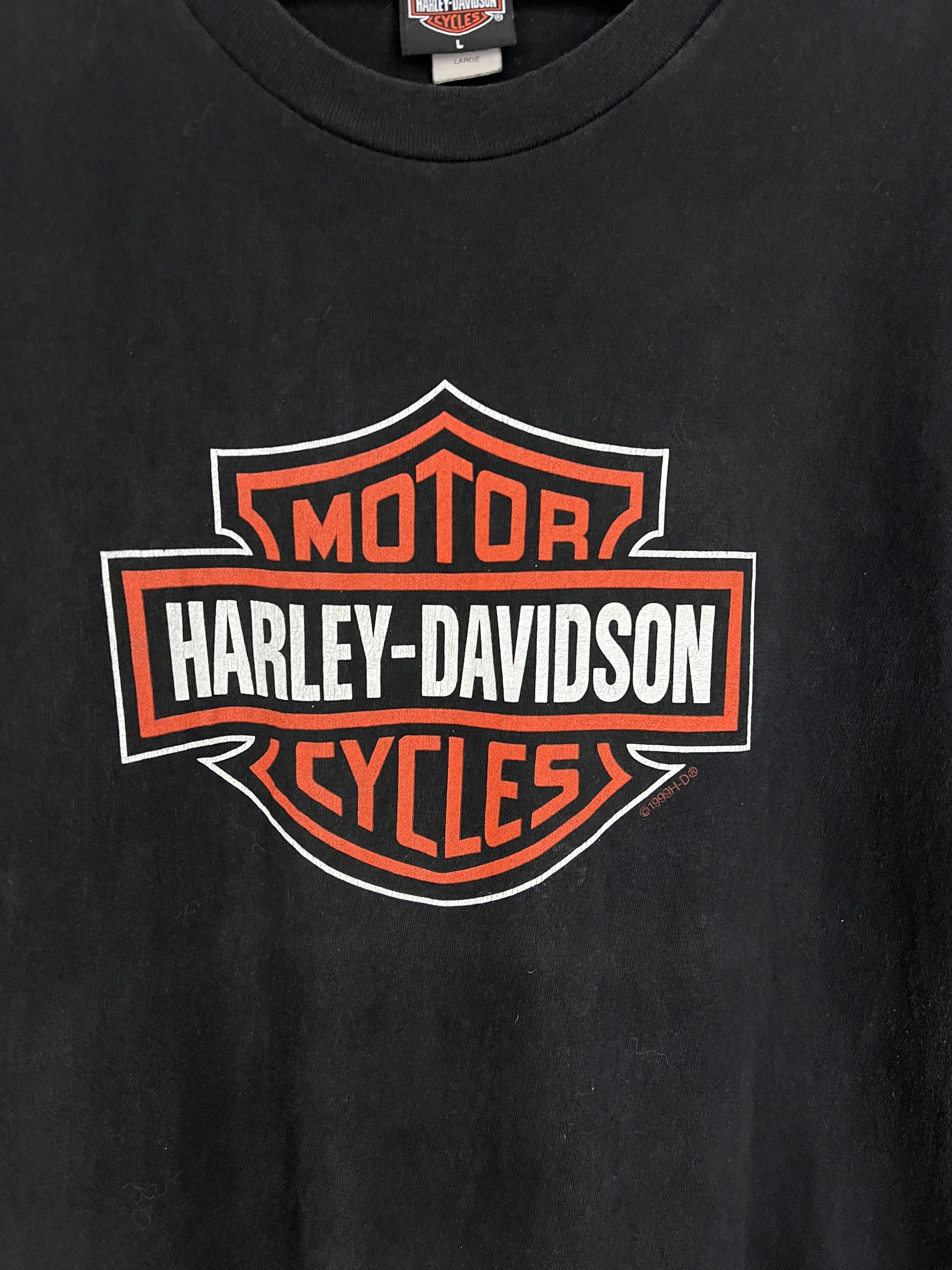 Harley Davidson 2002 Harley Davidson USA OG logo t shirt El Paso Texas tee L Size US L / EU 52-54 / 3 - 3 Thumbnail