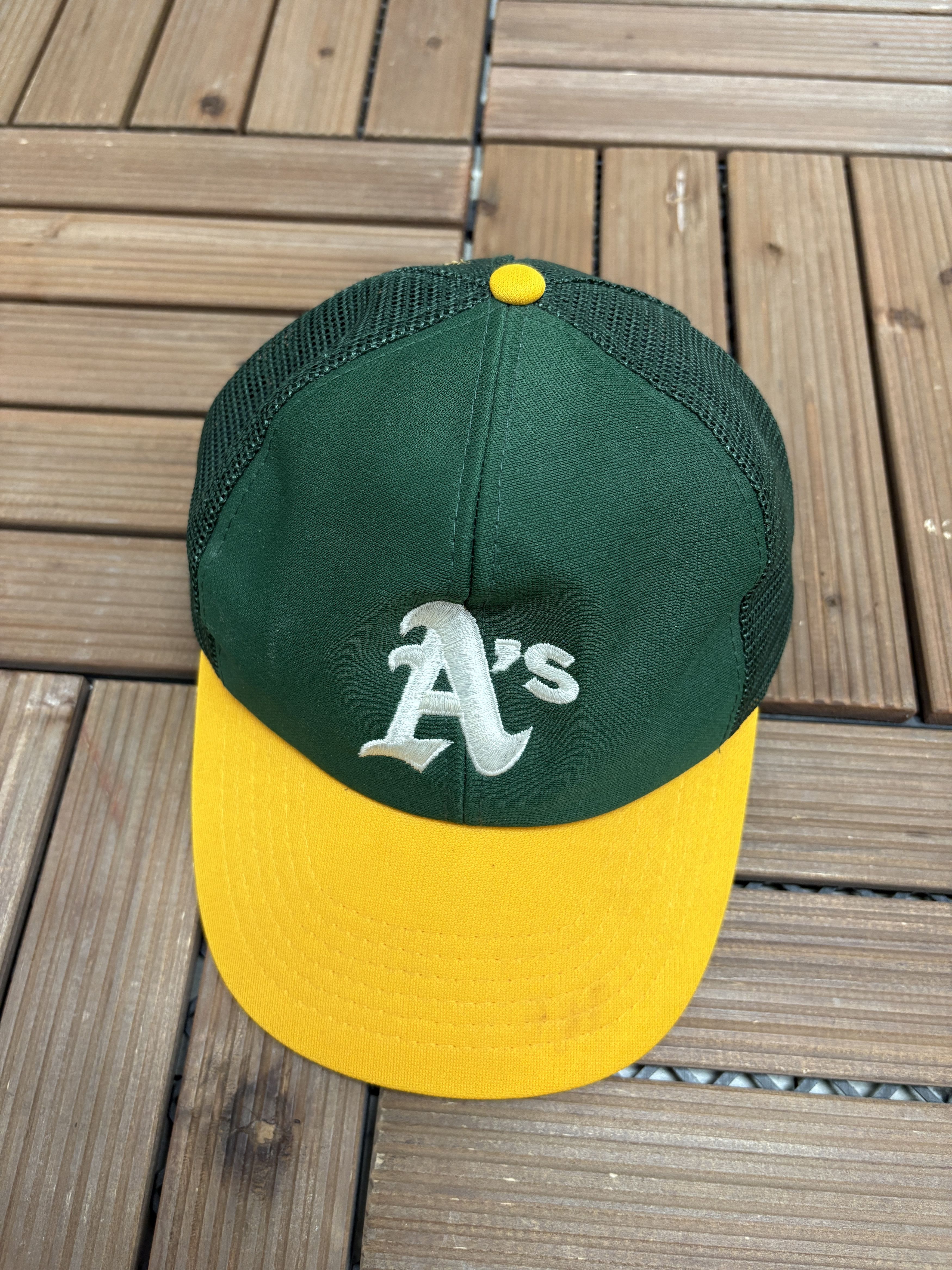 Vintage Oakland Athletics Vintage Green Snap Back Hat Cap Size ONE SIZE - 1 Thumbnail