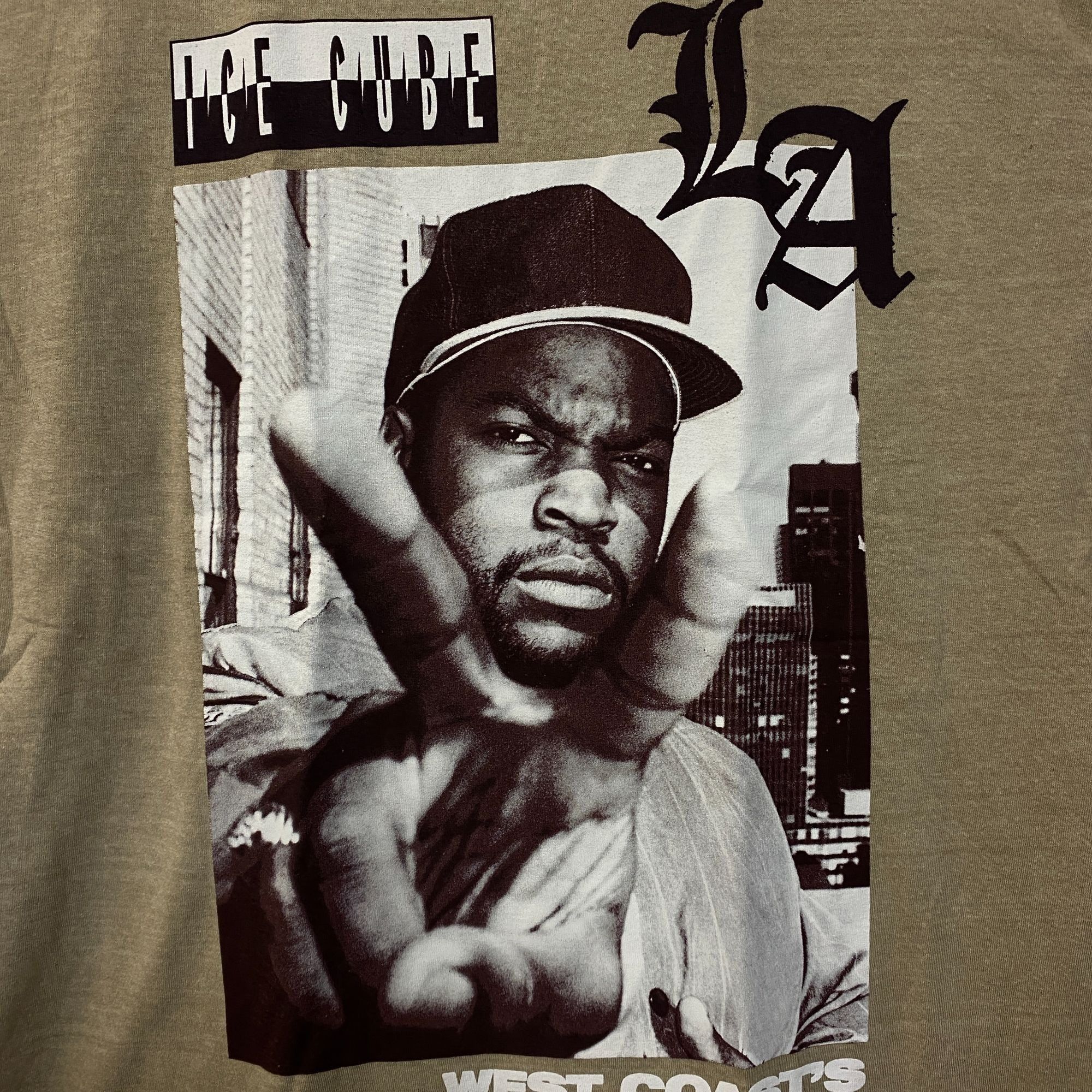 Rap Tees Ice Cube LA Boys West Coast Graphic Design T-Shirt Large Size US L / EU 52-54 / 3 - 2 Thumbnail