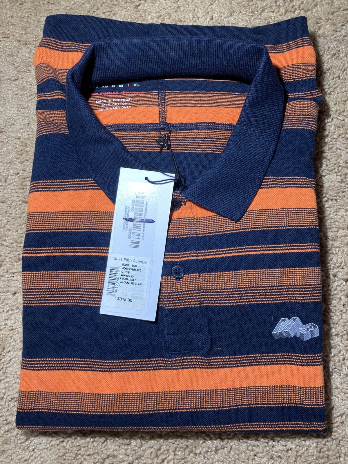 Martine Rose New AW23 Martine Rose Pulled Stretched Striped Polo Shirt MR Size US S / EU 44-46 / 1 - 1 Thumbnail