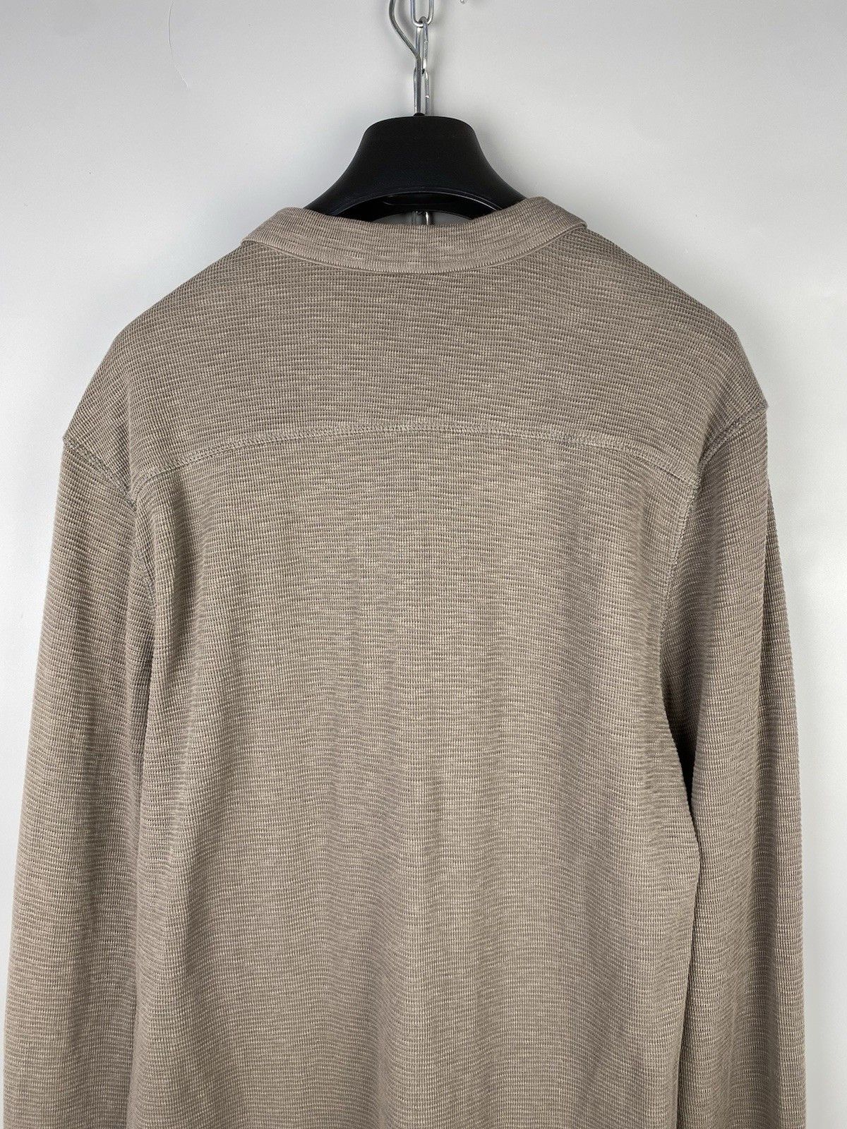 Allsaints Allsaints Cotton Waffle Knit Casual Clash Polo Shirt Size US M / EU 48-50 / 2 - 12 Thumbnail