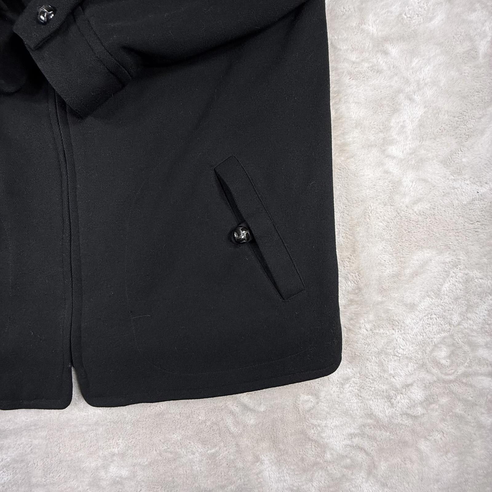 Other Rafael Jacket Women's 16 Black 100% Wool Full Zip Size US L / EU 52-54 / 3 - 4 Thumbnail