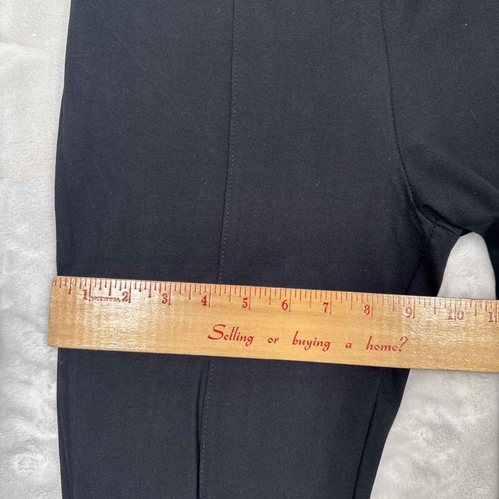 Bebe MP - Bebe Black Triple Belted Pleather Top Tapered Leg Back Size 32" / US 10 / IT 46 - 14 Thumbnail