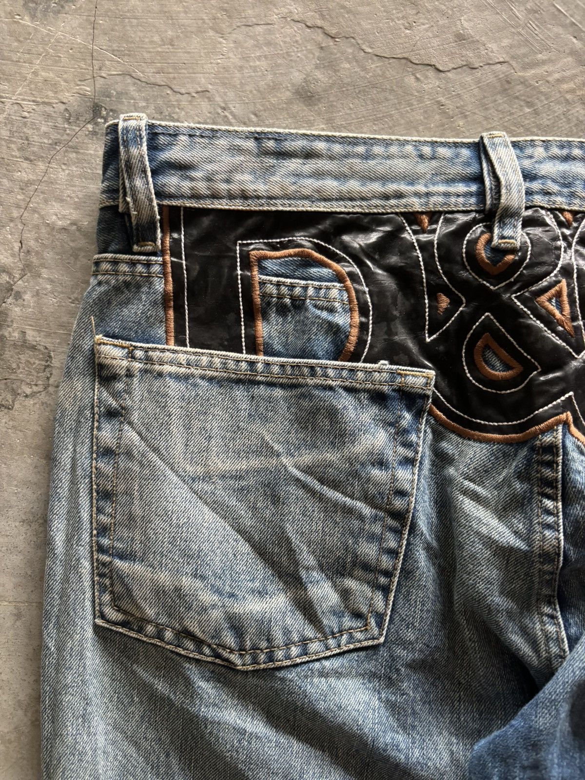 Dolce & Gabbana DOLCE & GABBANA vintage big logo archive italy jeans Size US 34 / EU 50 - 14 Thumbnail