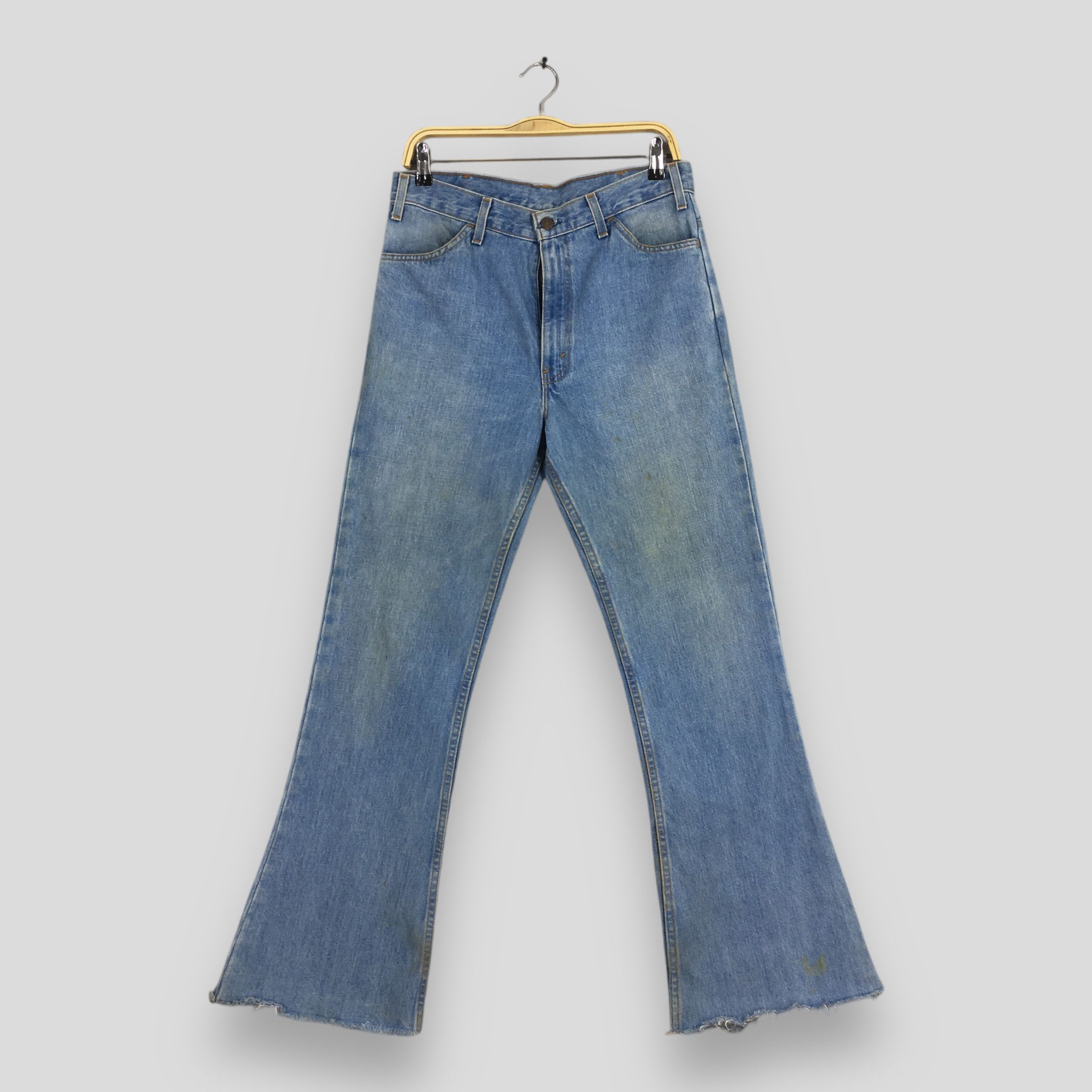 Levi's Size 31x30.5 Vintage Levis 517 Bootcut Flared Jeans S1527 Size US 31 - 1 Thumbnail