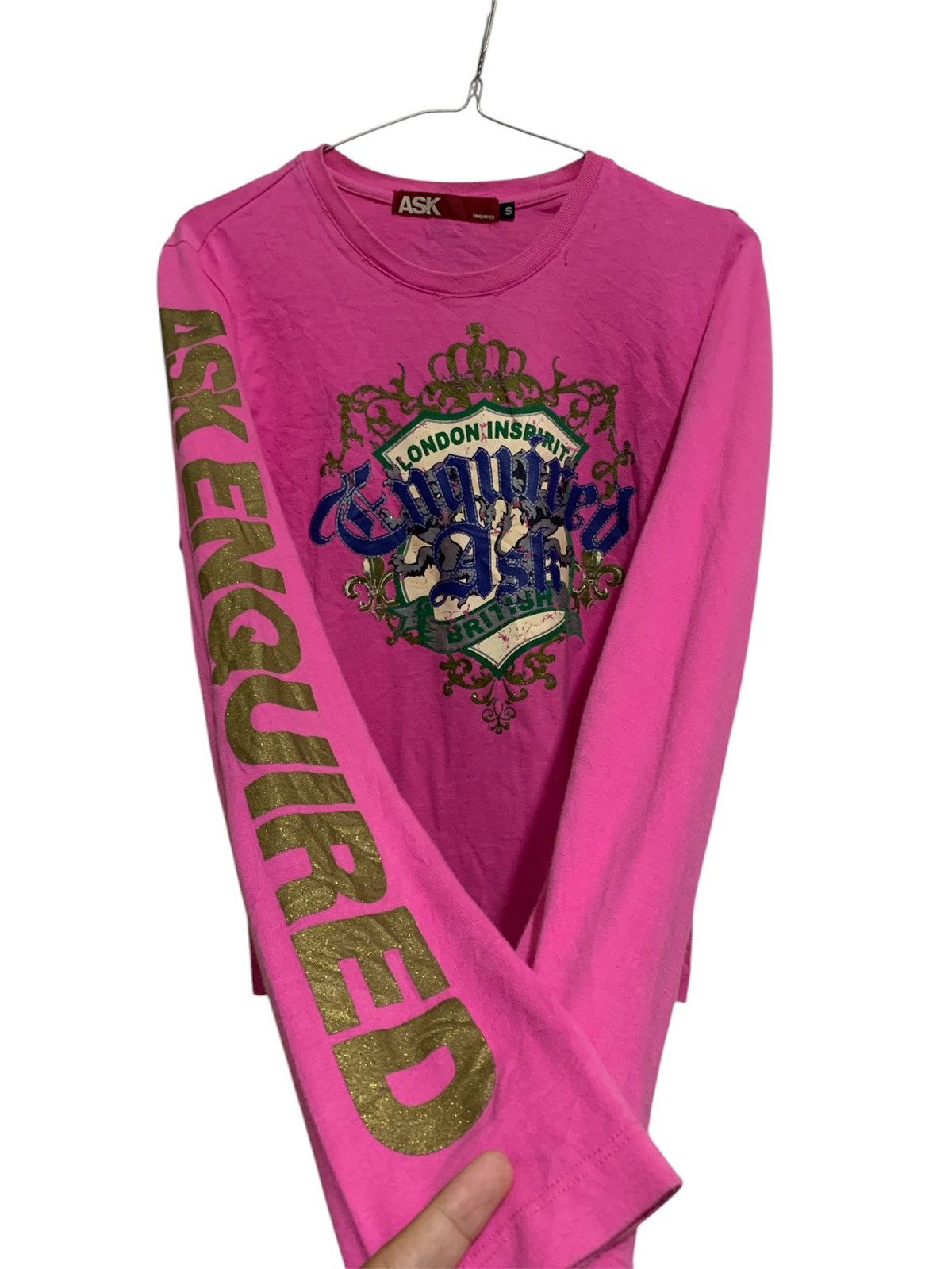 If Six Was Nine ASK ENQUIRED LONDON SPIRIT LONG SLEEVE Size US S / EU 44-46 / 1 - 3 Thumbnail