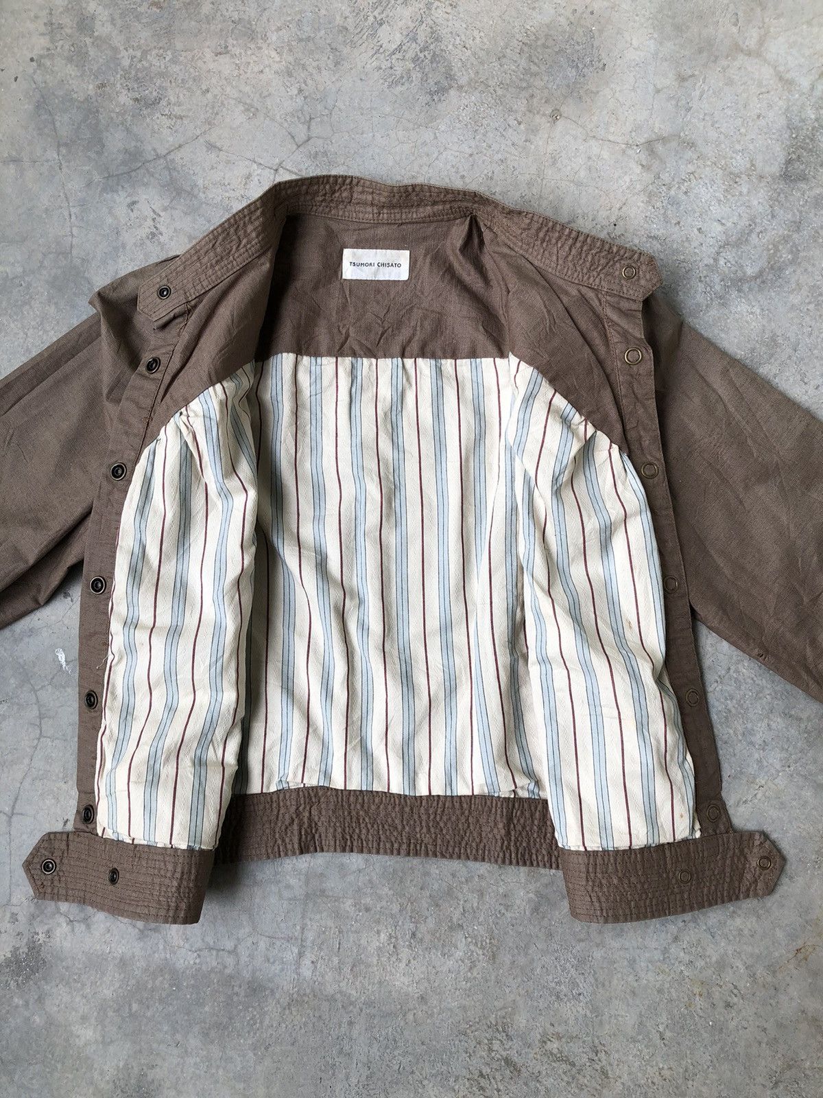 Issey Miyake Vintage issey Miyake Tsumori Chisato Cropped Button Jacket Size XS / US 0-2 / IT 36-38 - 12 Thumbnail