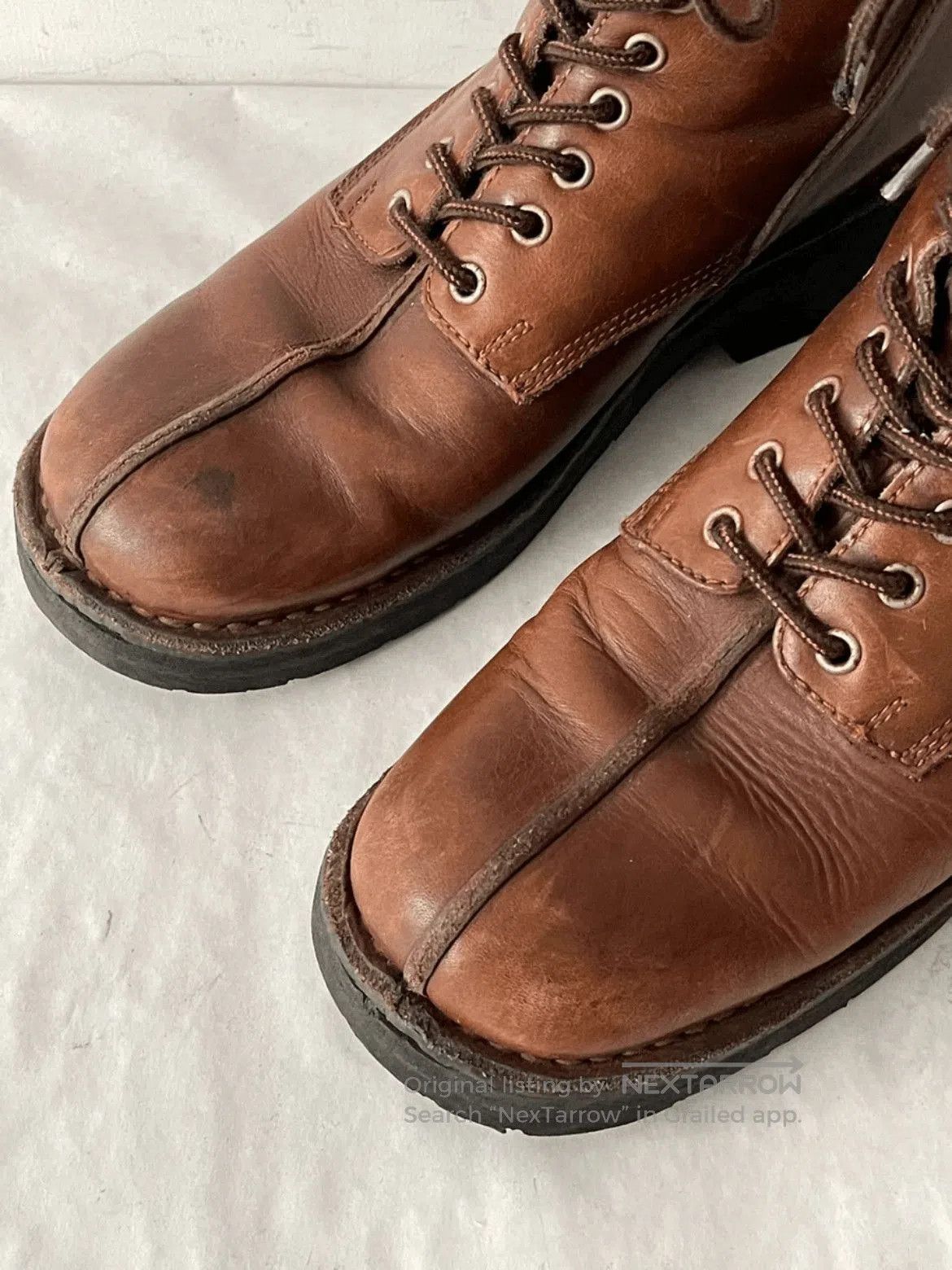 Yohji Yamamoto Sz 42 Yohji Yamamoto Joint Leather Combat Boots. Size US 9 / EU 42 - 6 Thumbnail