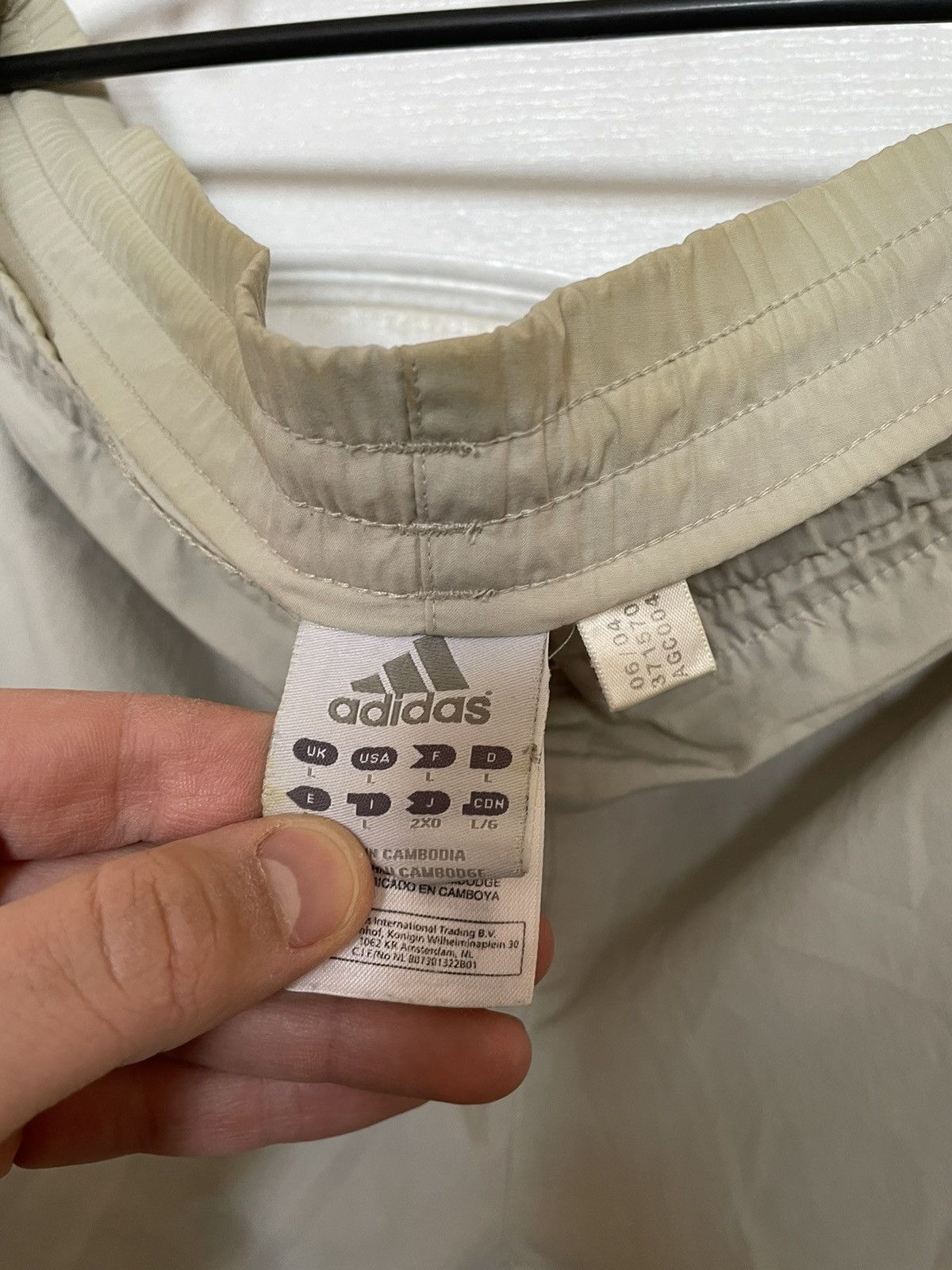 Adidas × Vintage Y2K Vintage adidas Track Pants beige desert joggers parashut Size US 36 / EU 52 - 6 Thumbnail