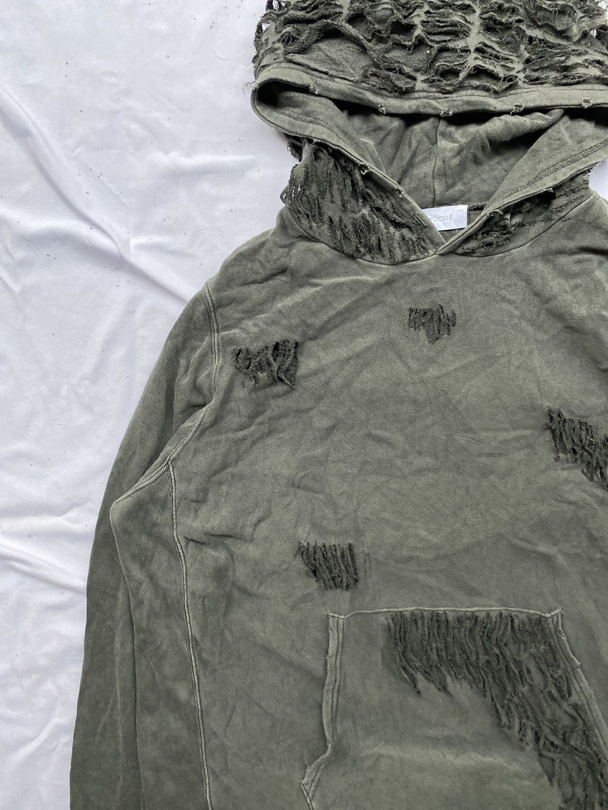 Hysteric Glamour × If Six Was Nine × Le Grande Bleu (L.G.B.) SIMPLICITE DISTRESSED GRUNGE PUNK SEDITIONARIES HOODIE Size US L / EU 52-54 / 3 - 3 Thumbnail
