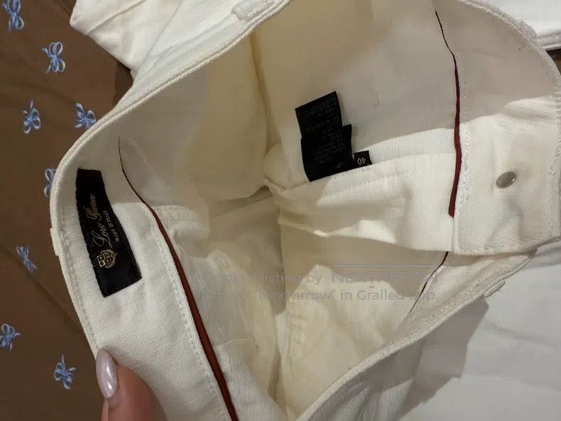 Loro Piana Loro Piana Cotton and linen blend flare pants Size 26" / US 2 / IT 38 - 5 Thumbnail