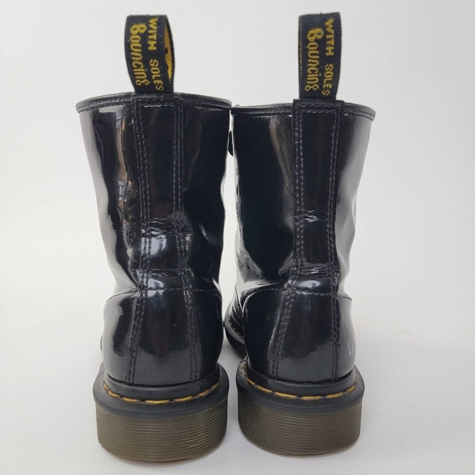 Dr. Martens Dr. Martens 1460 Patent Leather Black Boots - 8 Size US 8 / IT 38 - 8 Thumbnail