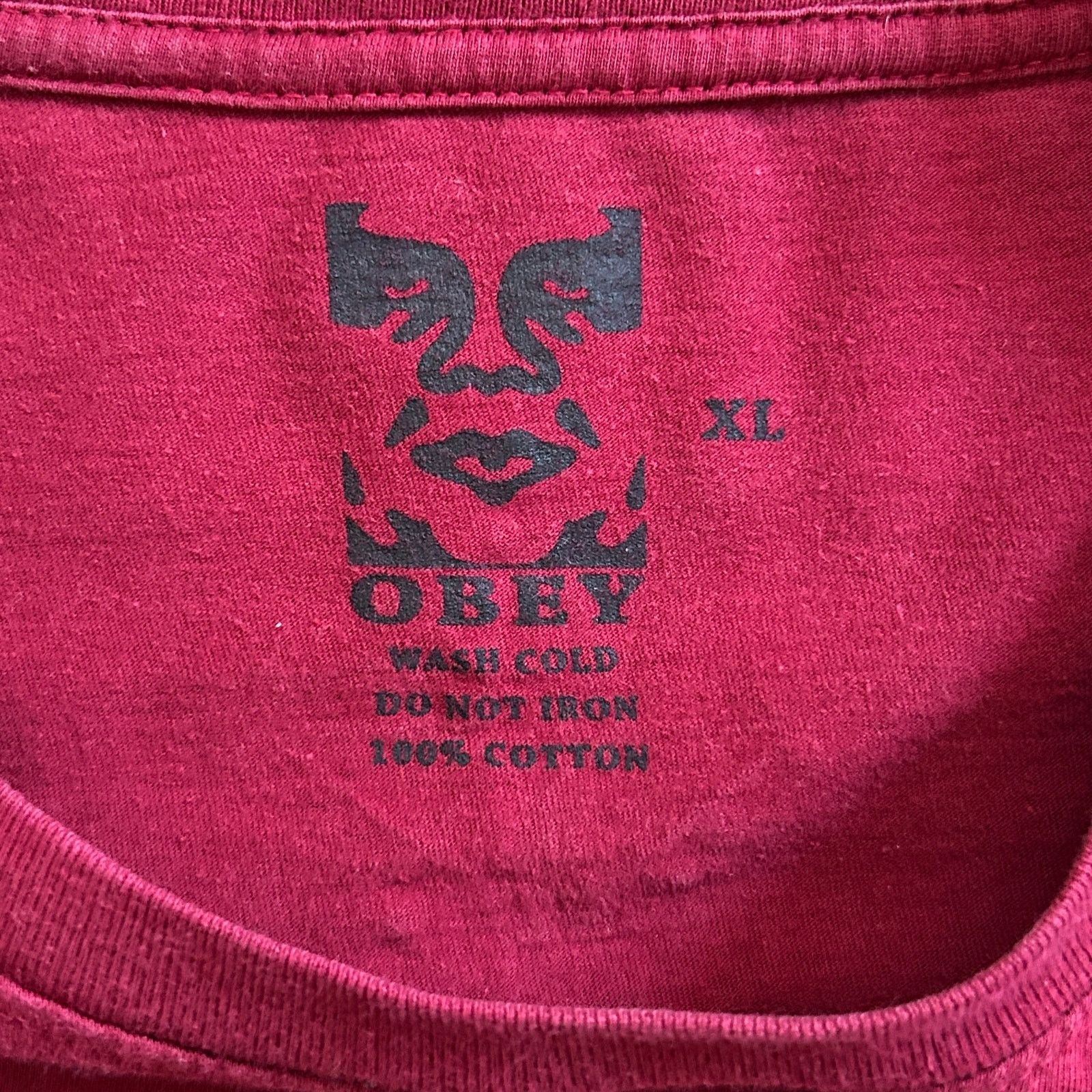 Obey VTG 2005 OBEY "Zapatista Woman" Graphic Tee XL USA Rare Size US XL / EU 56 / 4 - 6 Thumbnail