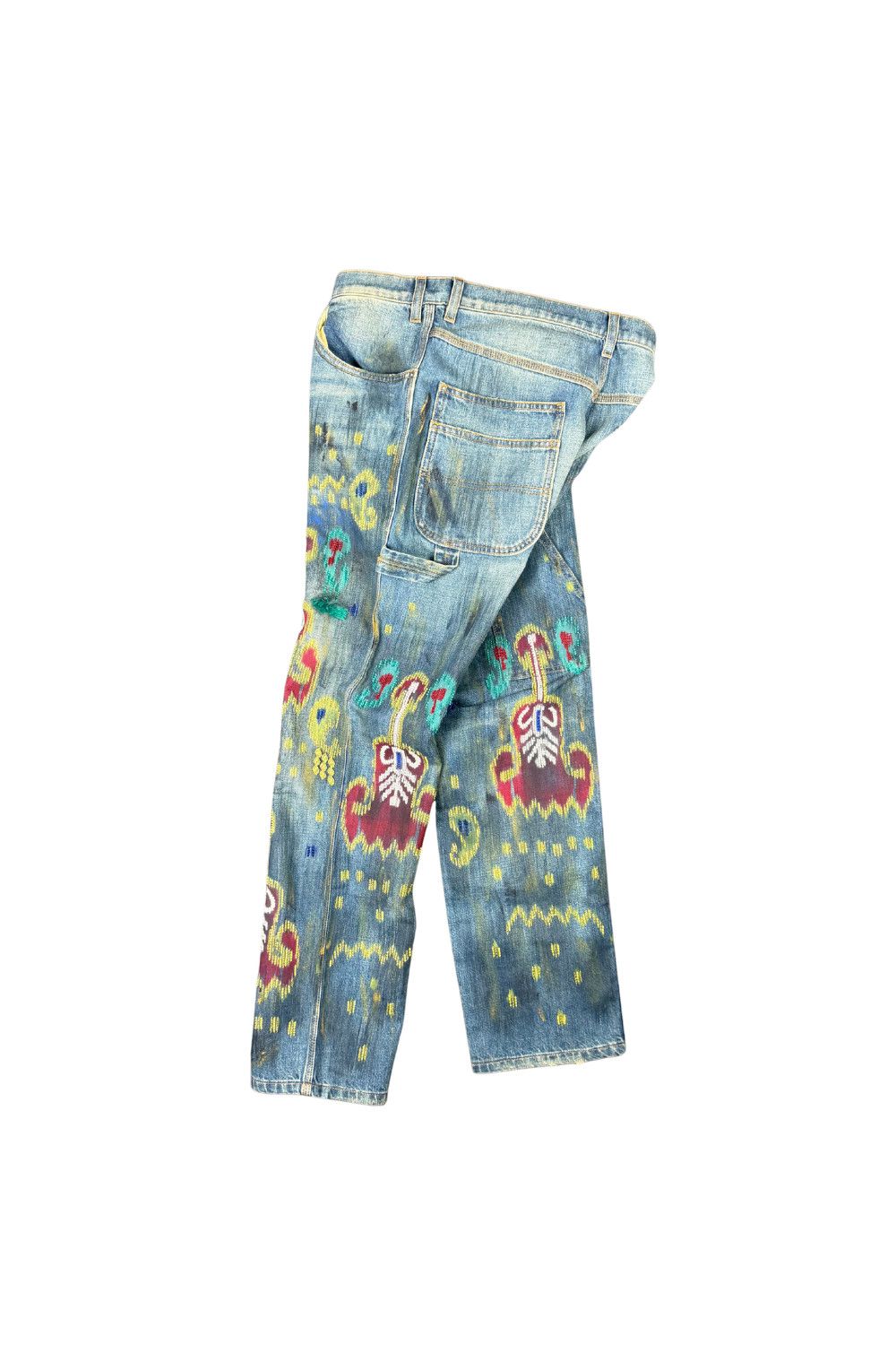 Ralph Lauren Purple Label Ralph Lauren Purple Label Hand-Beaded Artisanal Denim Size 28" / US 6 / IT 42 - 4 Thumbnail