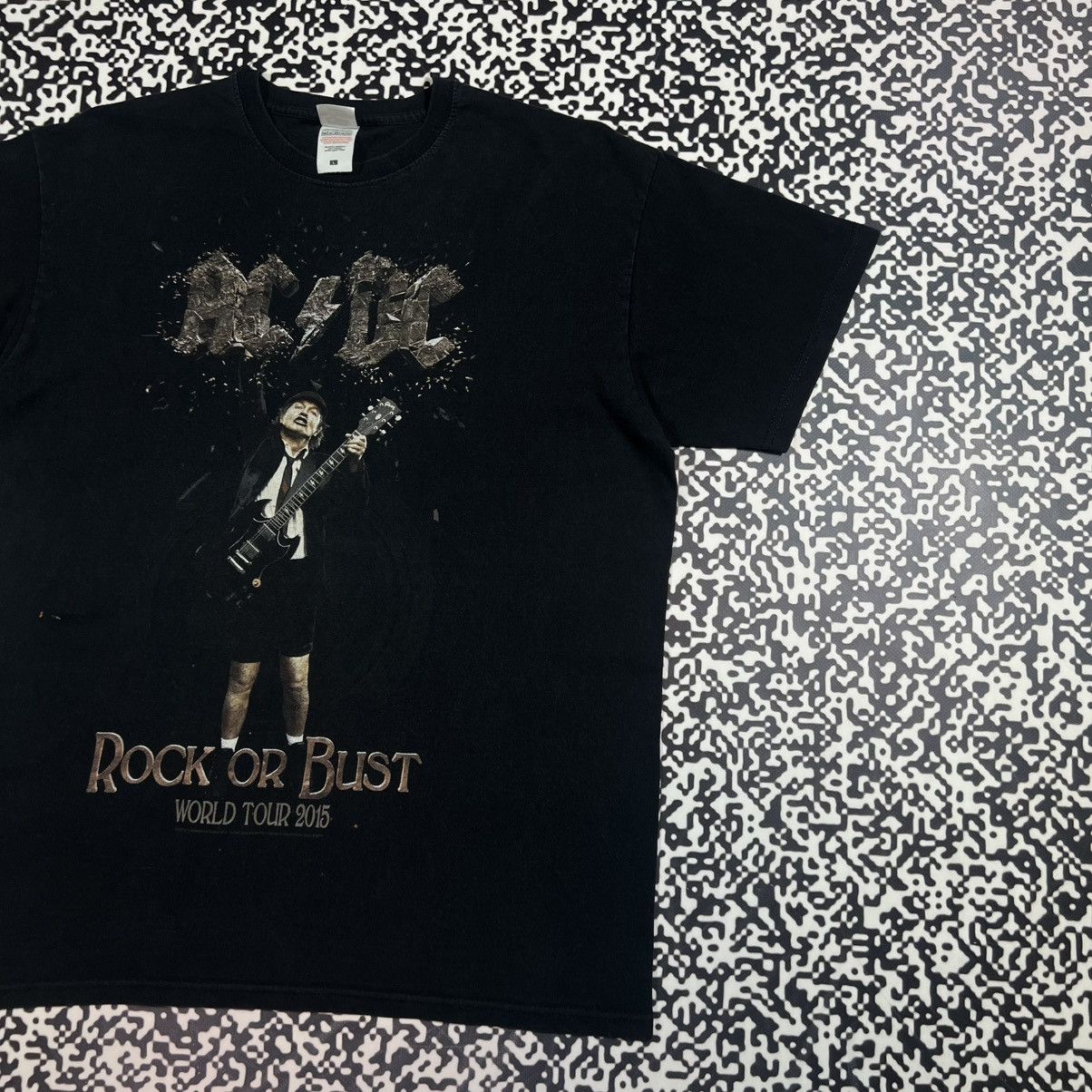 AC/DC Vintage Y2K AC/DC Rock Or Bust Band Rock Tour T-shirt Size US L / EU 52-54 / 3 - 3 Thumbnail