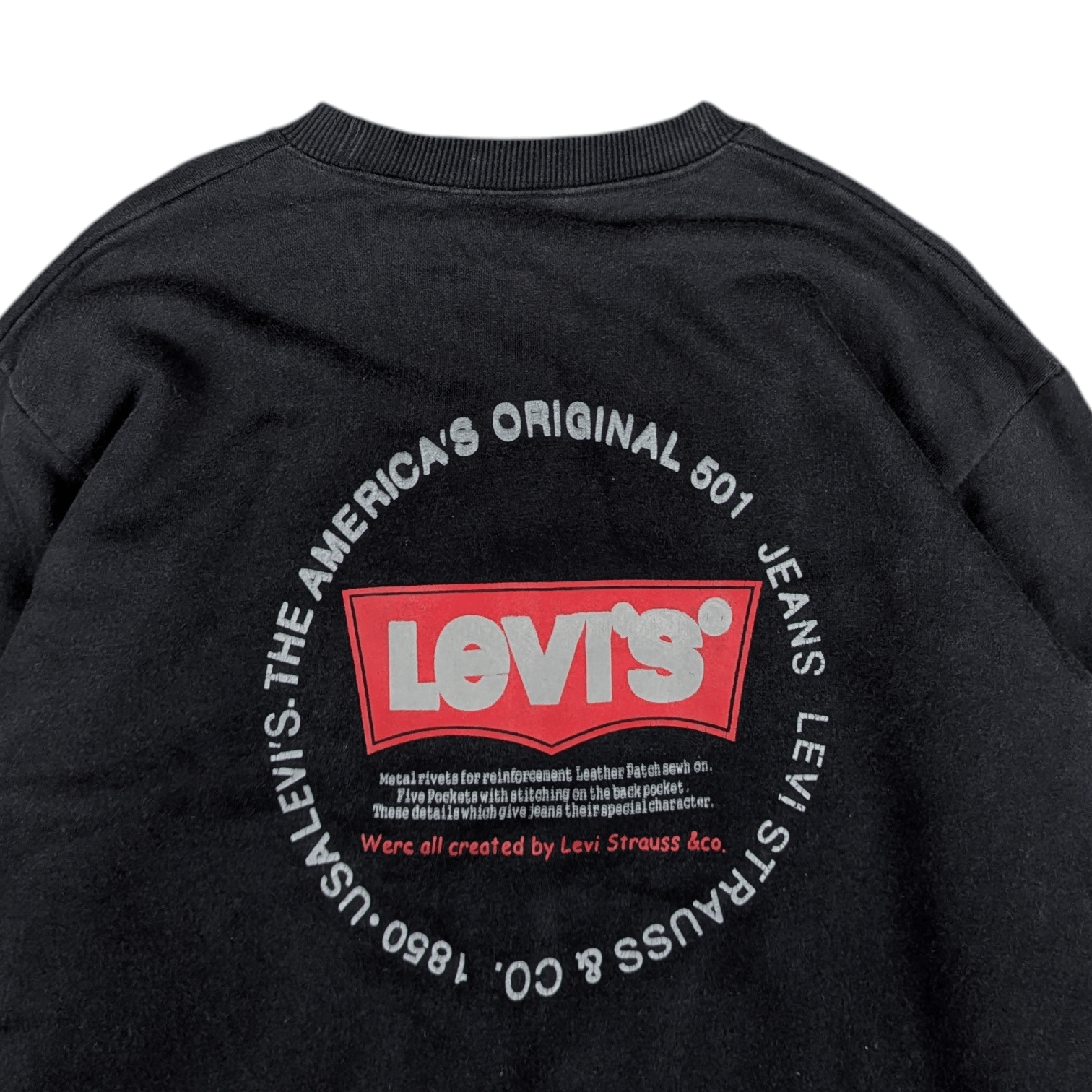 Levi's 90's Vintage LEVIS Classic Big Logo Sweatshirts Jumper Size US M / EU 48-50 / 2 - 11 Thumbnail