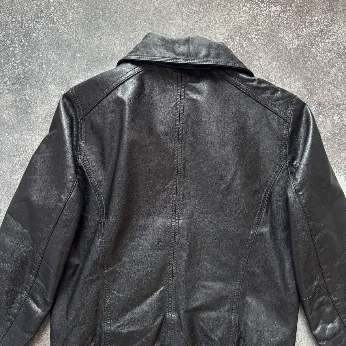 If Six Was Nine Avant Garde Vintage Y2K Multi-pocket Leather Bomber Jacket Size S / US 4 / IT 40 - 10 Thumbnail