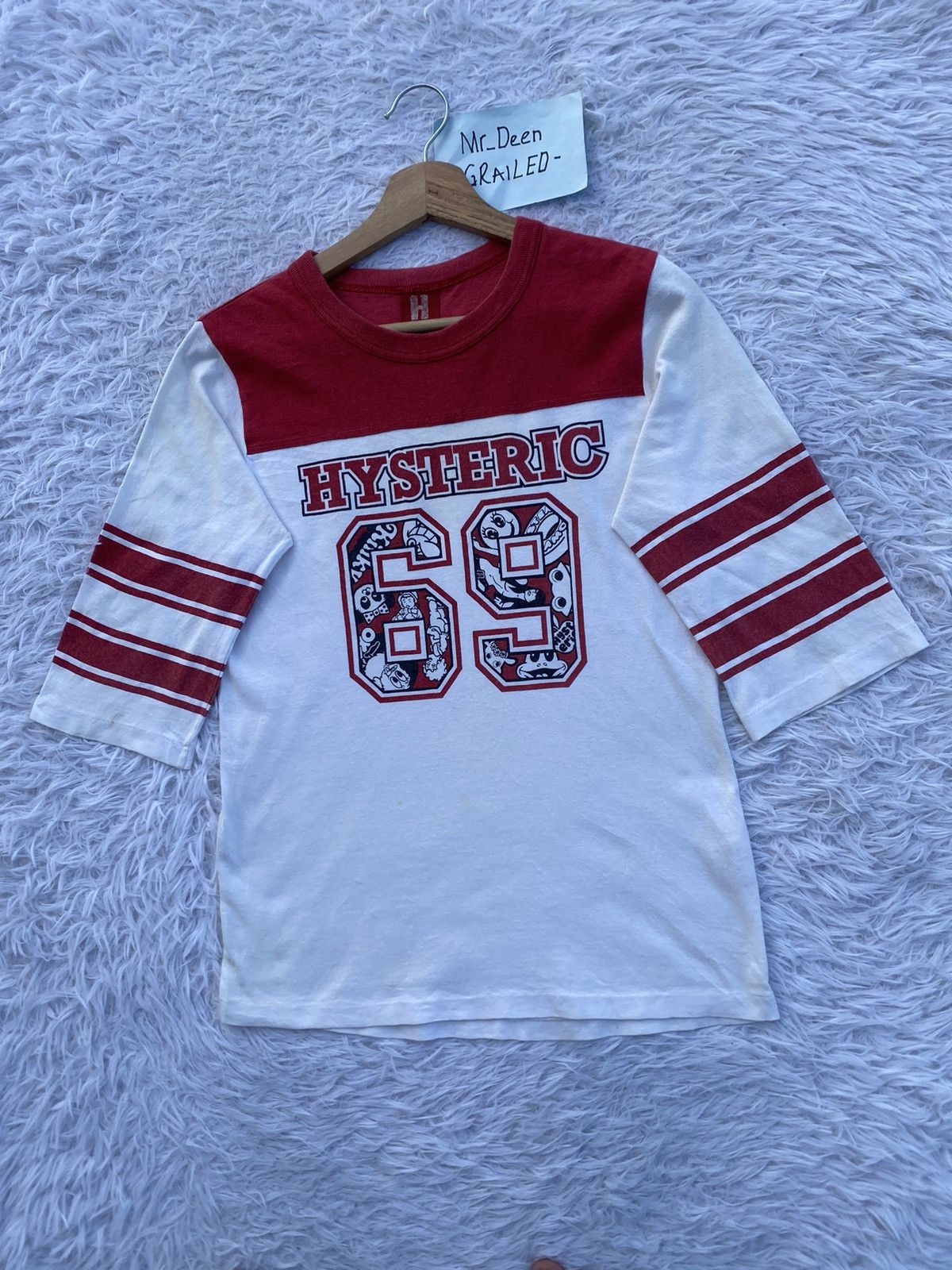 Hysteric Glamour Vintage Hysteric Glamour 69 Three Quarter T-shirt Size US S / EU 44-46 / 1 - 4 Thumbnail