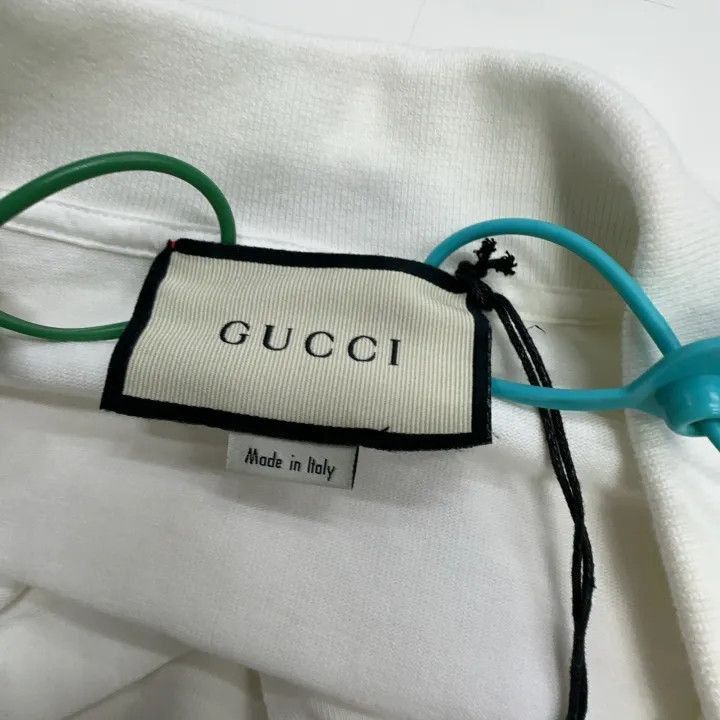 Gucci Gucci Gucci Ivory Short Sleeve Polo Shirt -2506 Size US M / EU 48-50 / 2 - 2 Thumbnail