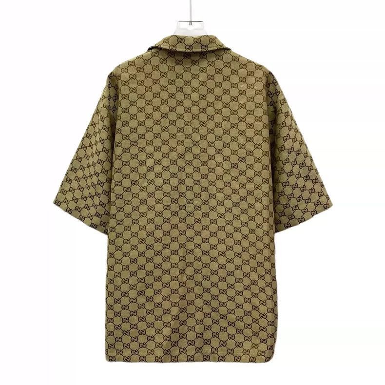 Gucci Gucci Short Sleeve Brown Logo Shirt-2506 Size US S / EU 44-46 / 1 - 2 Thumbnail