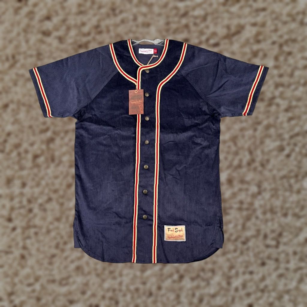 Mitchell & Ness VINTAGE Mitchell & Ness x Fred Segal Jersey Men XL Blue Corduroy LA #61 NEW Size US XL / EU 56 / 4 - 1 Thumbnail