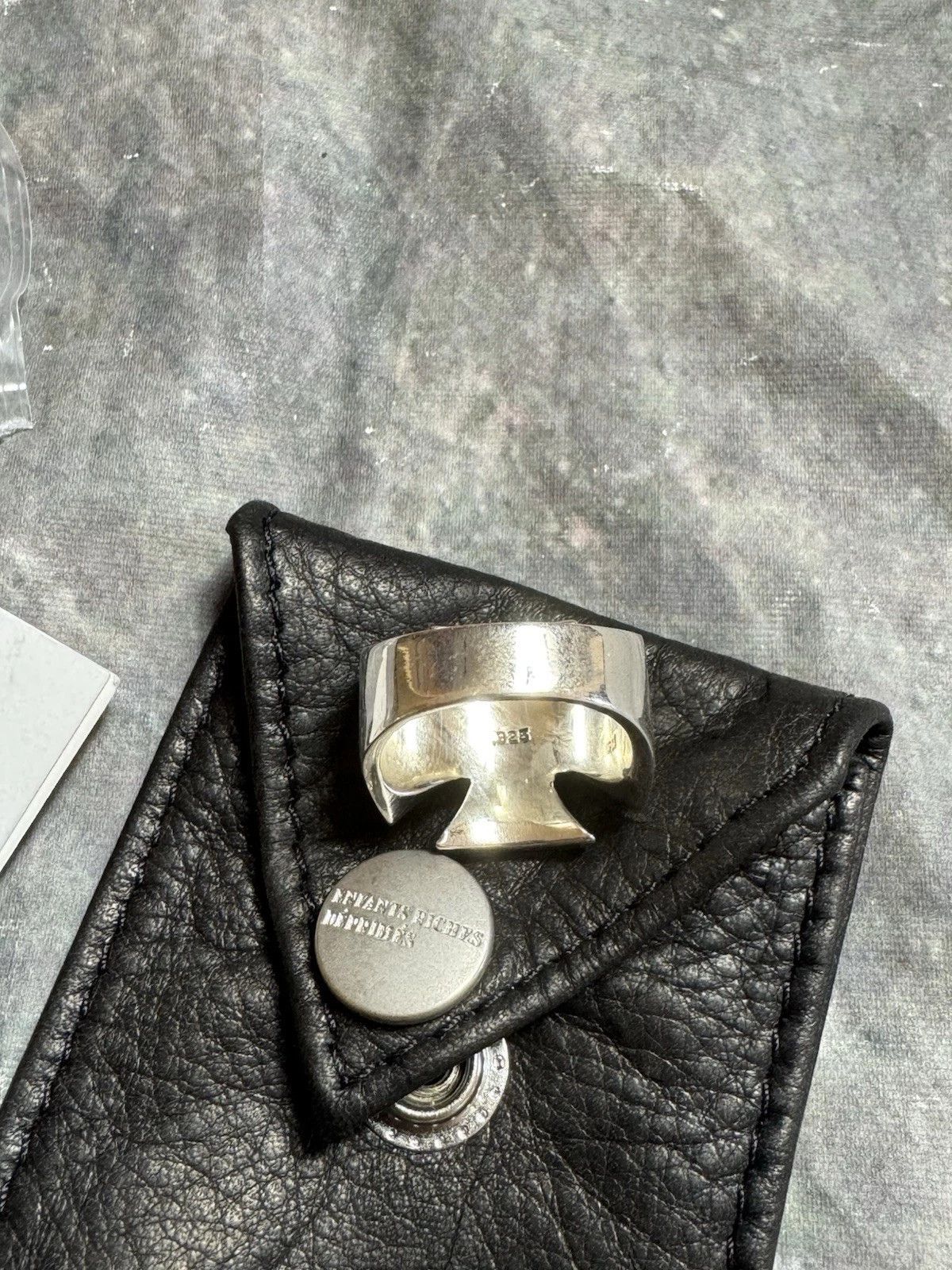 Enfants Riches Deprimes Enfants Riches Deprimes Sterling Silver Cross Ring Size ONE SIZE - 2 Thumbnail