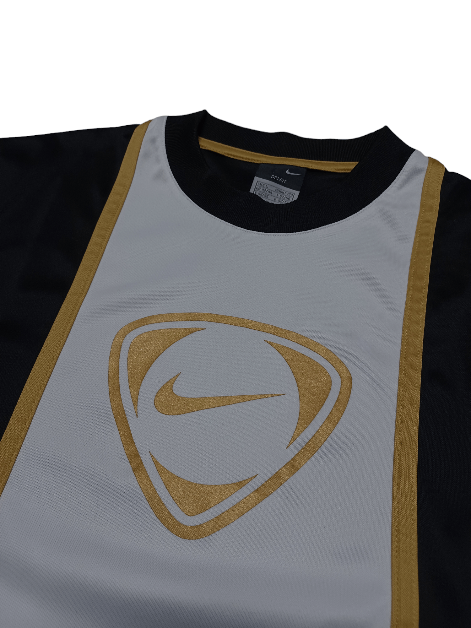 Nike FANTASTIC VINTAGE NIKE TEAM GOLDEN SWOOSH SOCCER JERSEY TEE Size US L / EU 52-54 / 3 - 3 Thumbnail