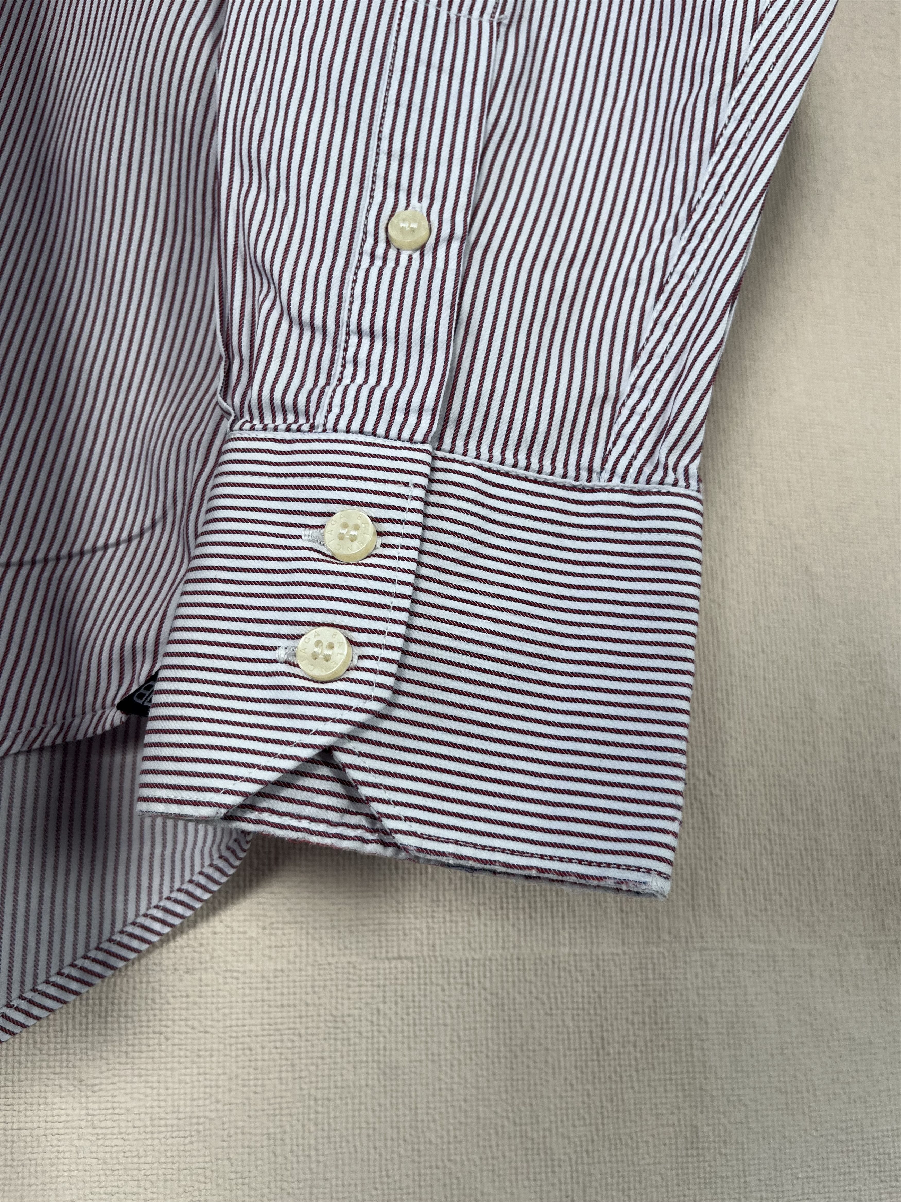 Balenciaga Balenciaga Cotton Shirt Button Up Size 15/38 Striped Size US S / EU 44-46 / 1 - 3 Thumbnail
