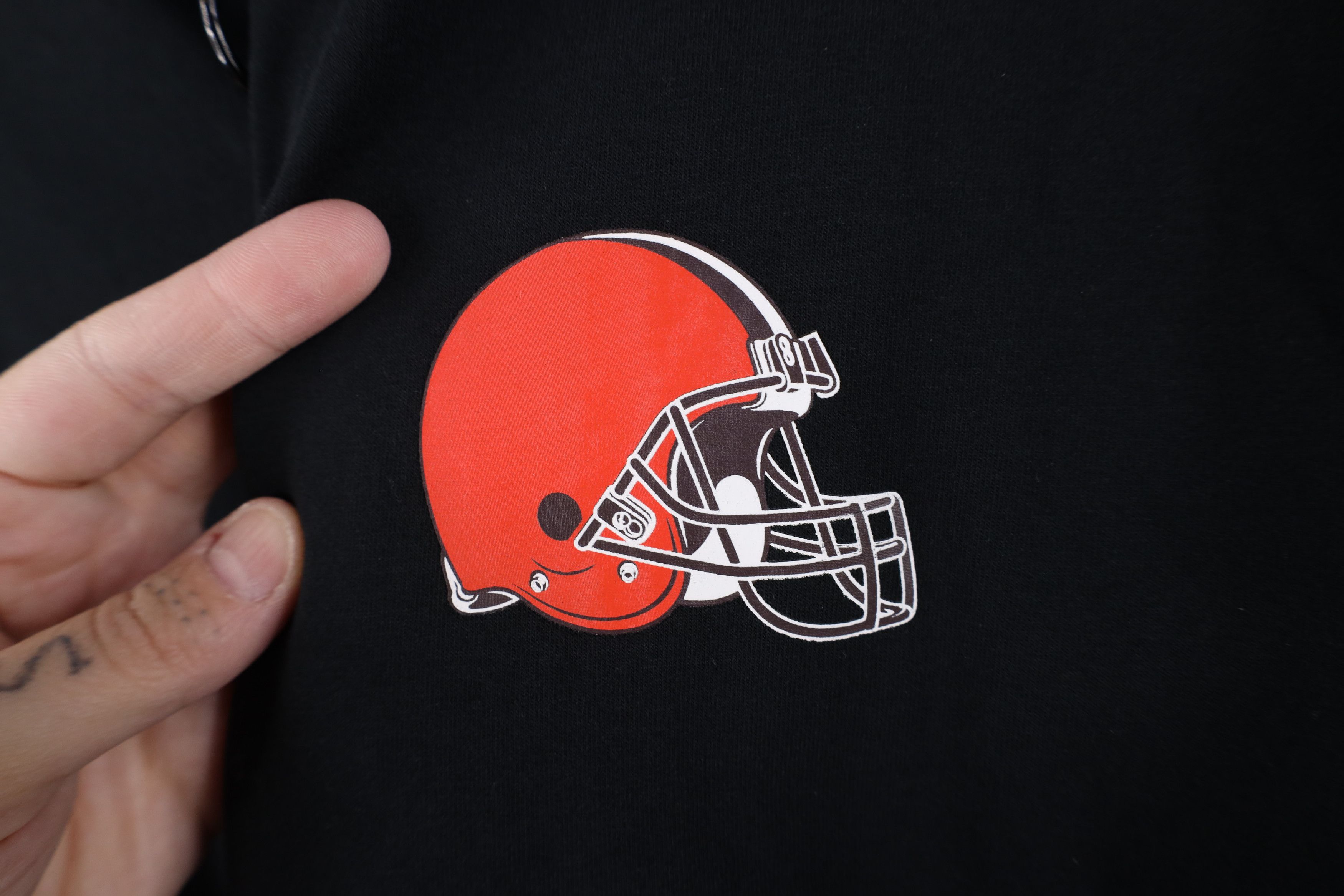 Tommy Hilfiger Tommy Hilfiger x NFL Cleveland Browns Football Zip Hoodie Size L / US 10 / IT 46 - 4 Thumbnail