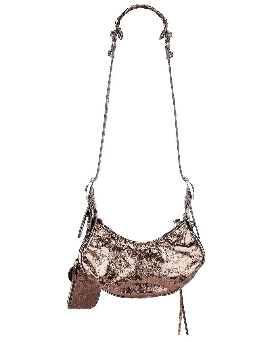 Balenciaga o1mt1gz1024 Size: OS / Le Cagole XS Shoulder Bag Metallized Size ONE SIZE - 3 Thumbnail