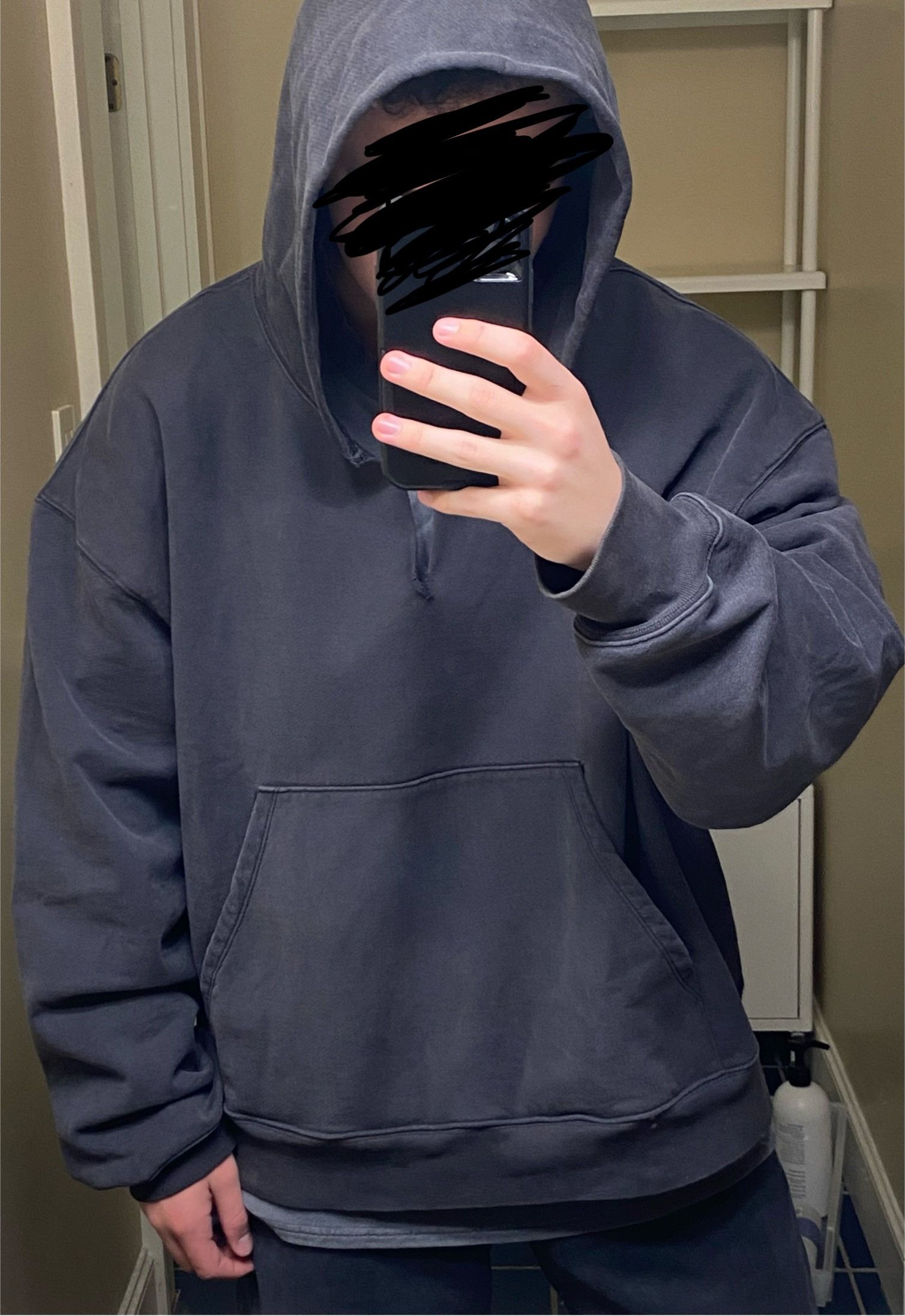 Greg Ross Yeezy Sample Made for Kanye Greg Ross V Neck Padded Hoodie Size US XL / EU 56 / 4 - 23 Thumbnail