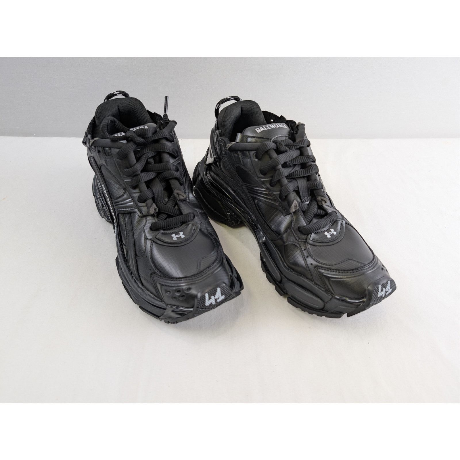 Balenciaga × Under Armour o1rshd1 Runner Ripstop Shoe Sneakers in Black 41 Size US 8 / EU 41 - 7 Thumbnail