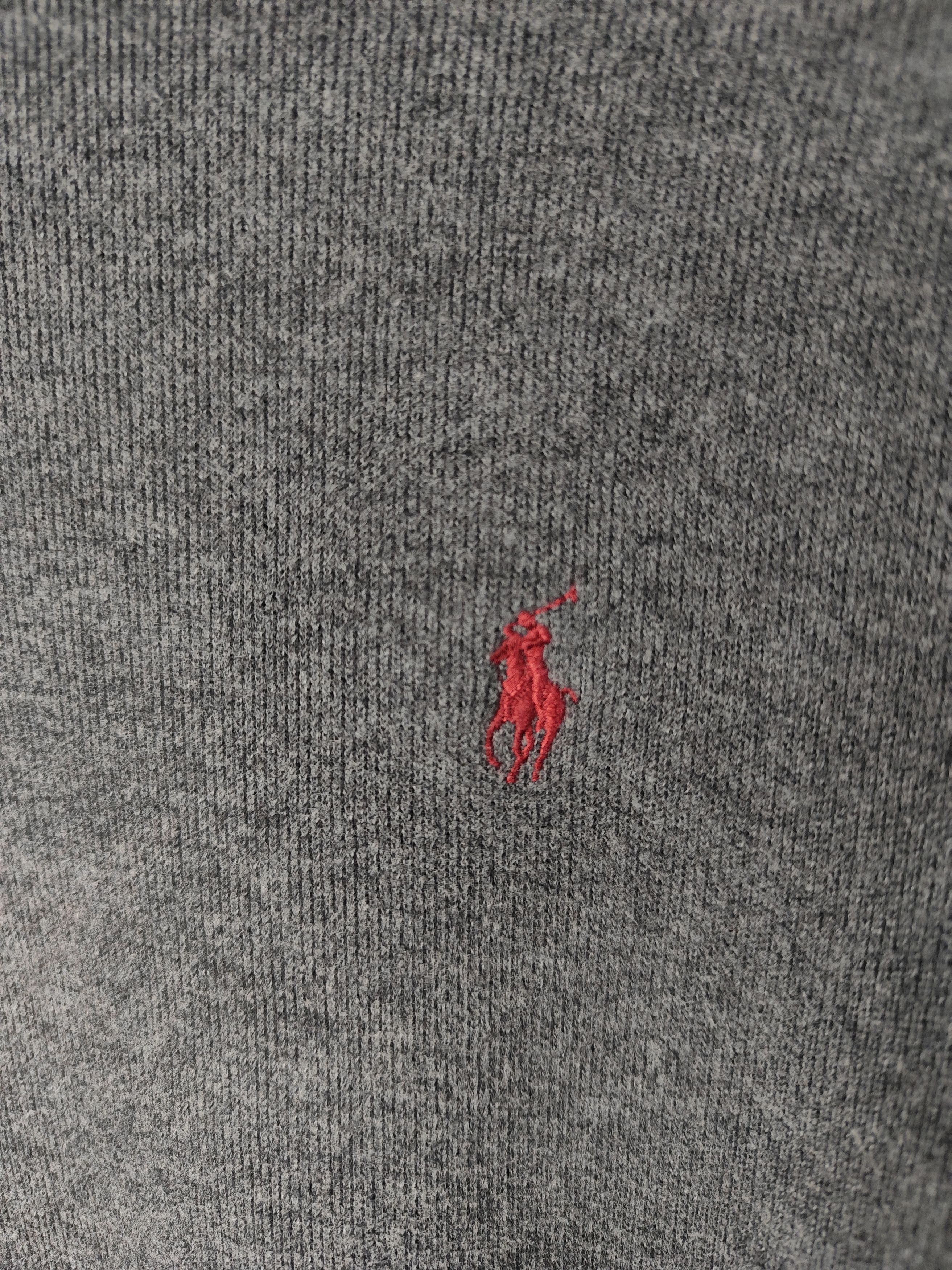 Polo Ralph Lauren Vintage Polo RL 1/4 Quarter Zip Gray Sweater Sweatshirt Size US XL / EU 56 / 4 - 3 Thumbnail