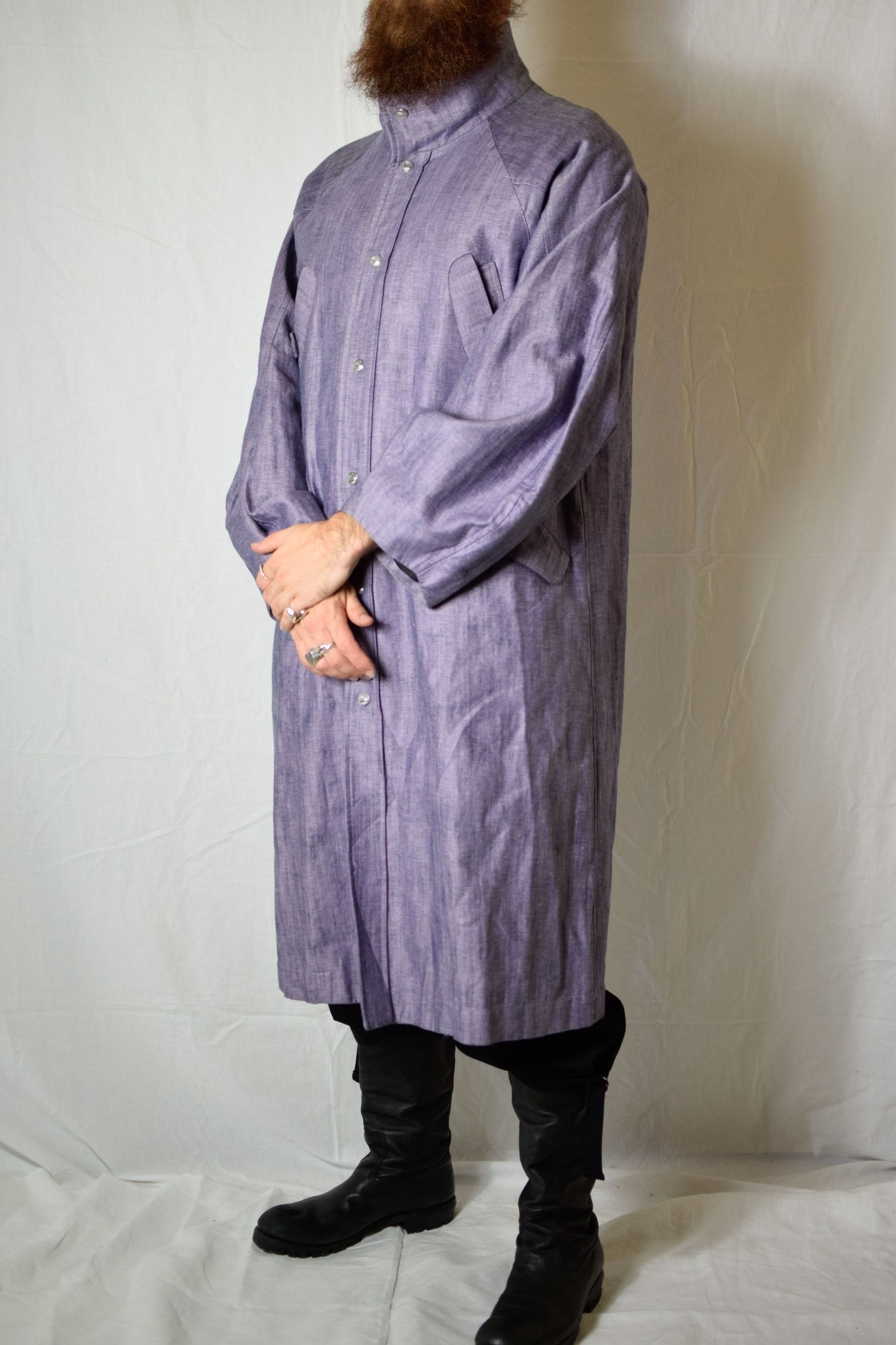 Kiko Kostadinov Kiko Kostadinov SS22 Purple Torino Coat Size US M / EU 48-50 / 2 - 4 Thumbnail