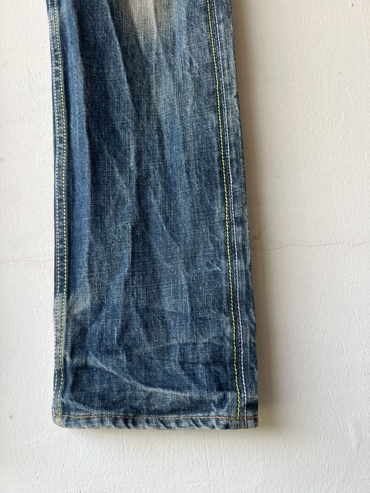 Swagger Vintage Swagger Japan Faded Dirty Mud Denim Jeans Size US 32 / EU 48 - 17 Thumbnail